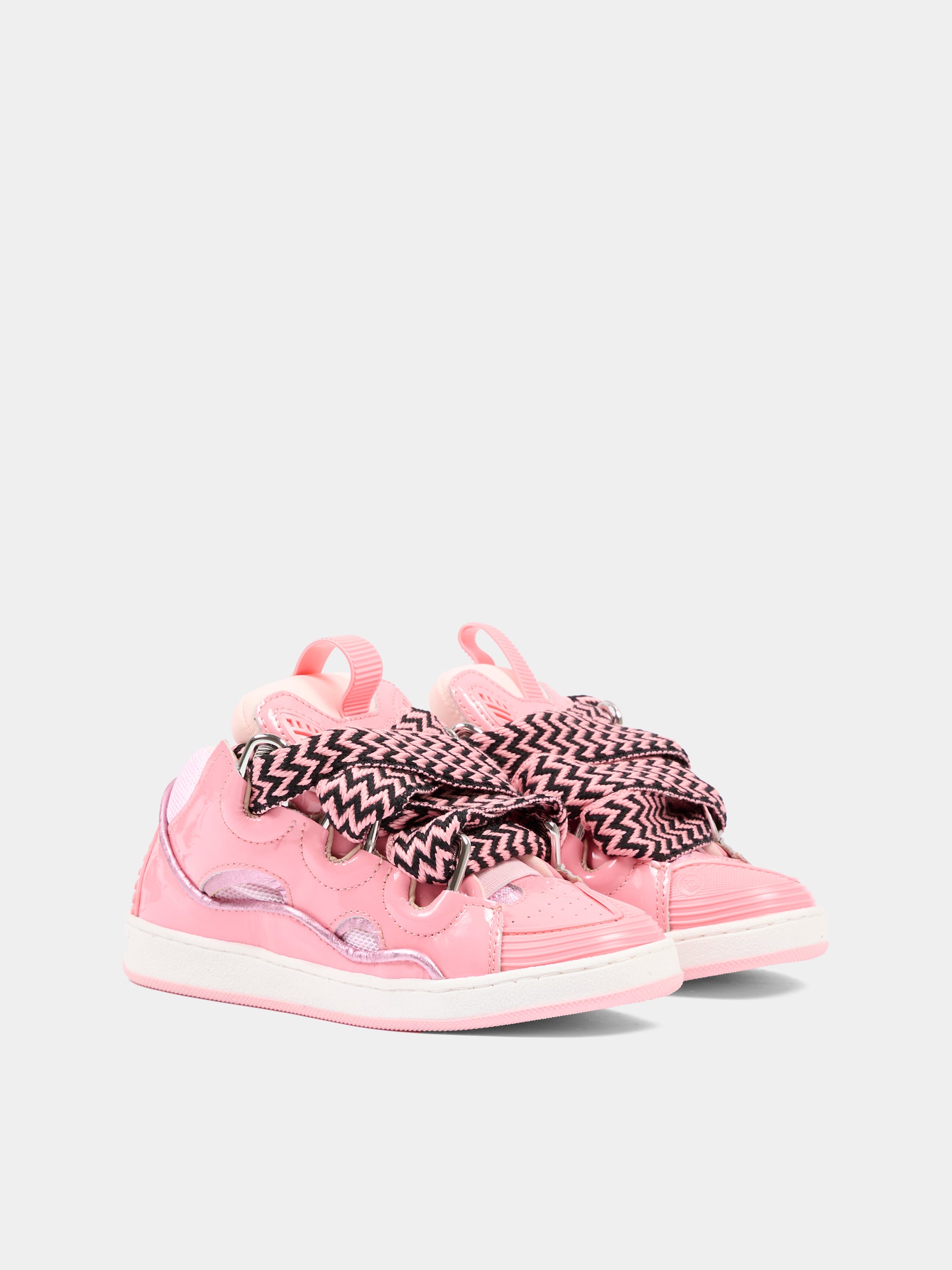 Sneakers rosa per bambina con logo,Lanvin Petite,N30327 48N
