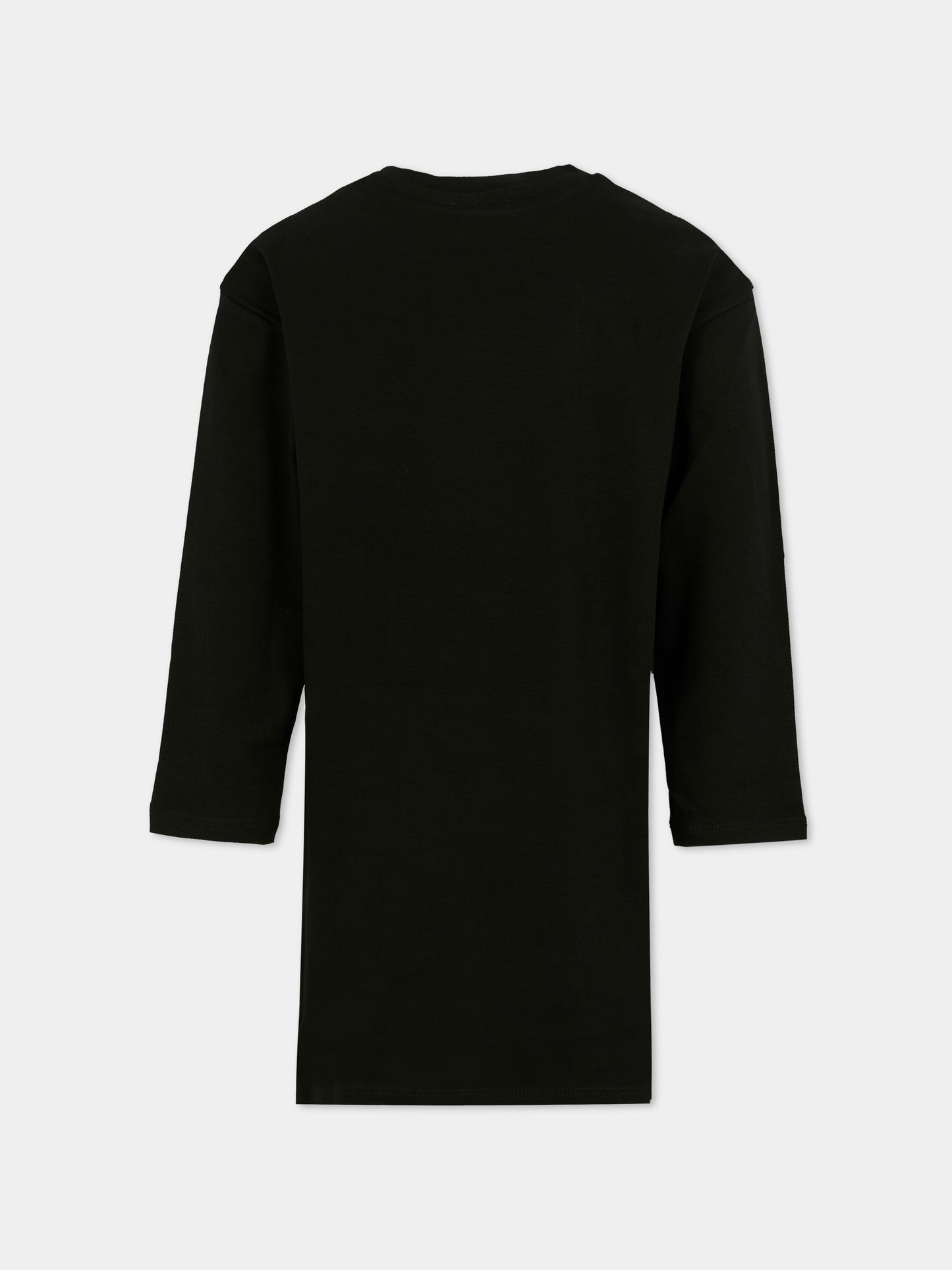 Vestito nero per bambina con borsa e strass,Marc Jacobs,W60598 09B