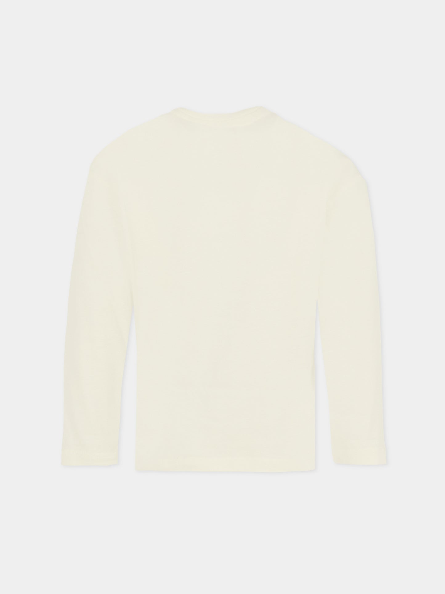 T-shirt avorio per bambino con stampa marsupio,Marc Jacobs,W60635 126