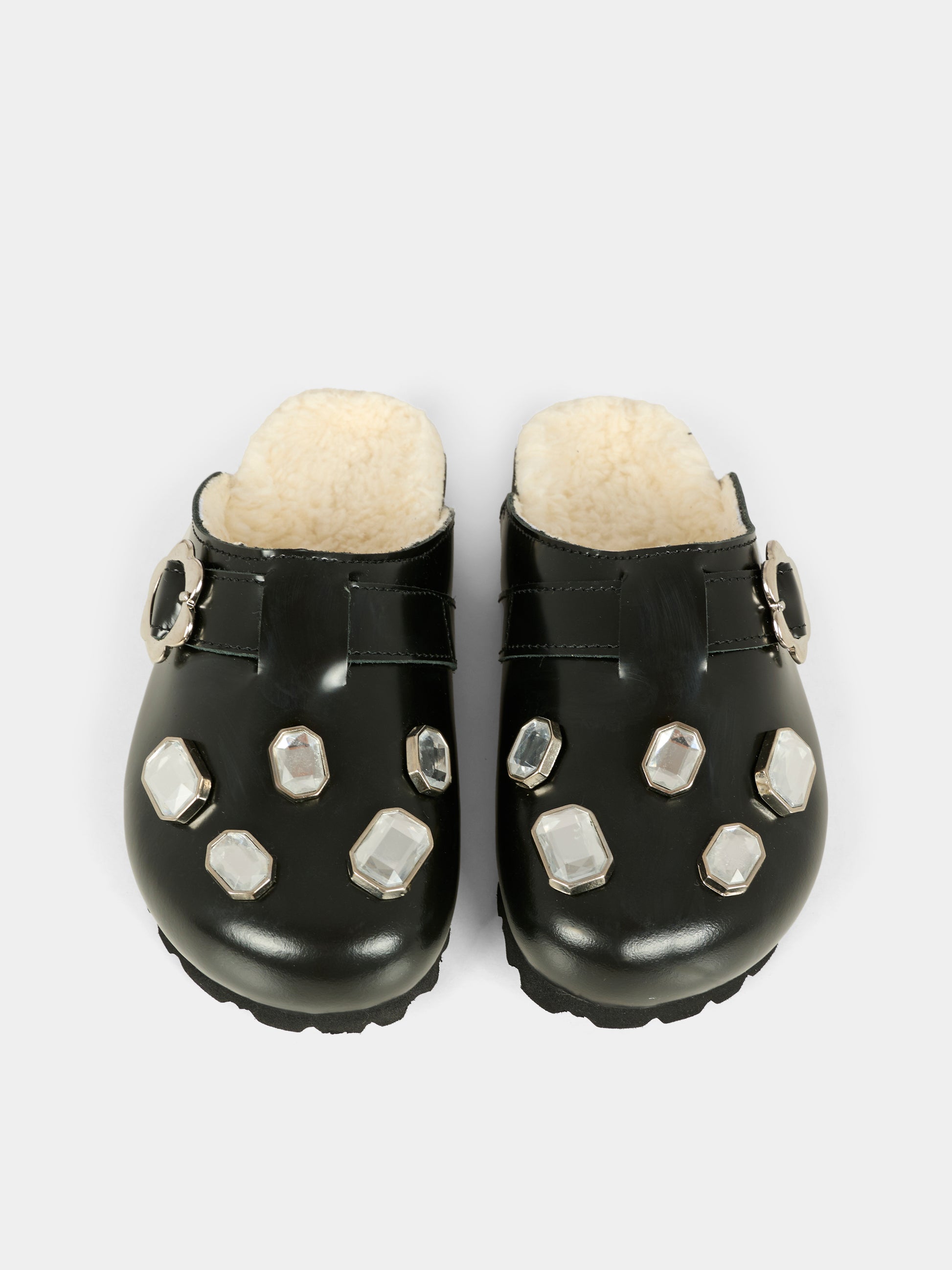 Sabot neri per bambina con gioielli,Marc Jacobs,W60670 09B
