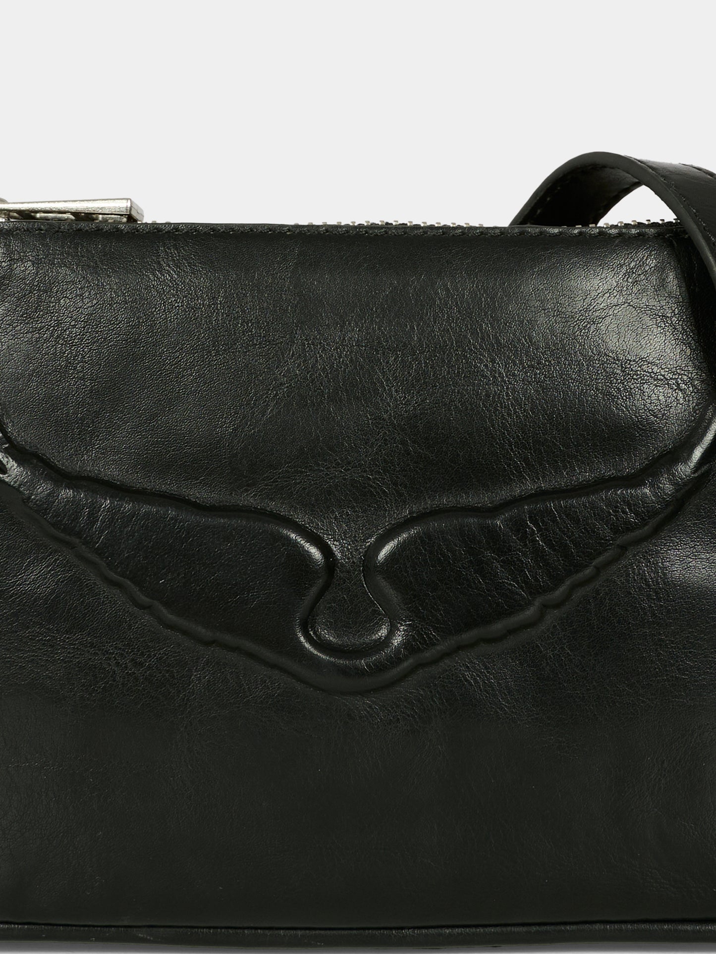 Borsa nera per bambina con ali,Zadig & Voltaire Kids,X60509 09B