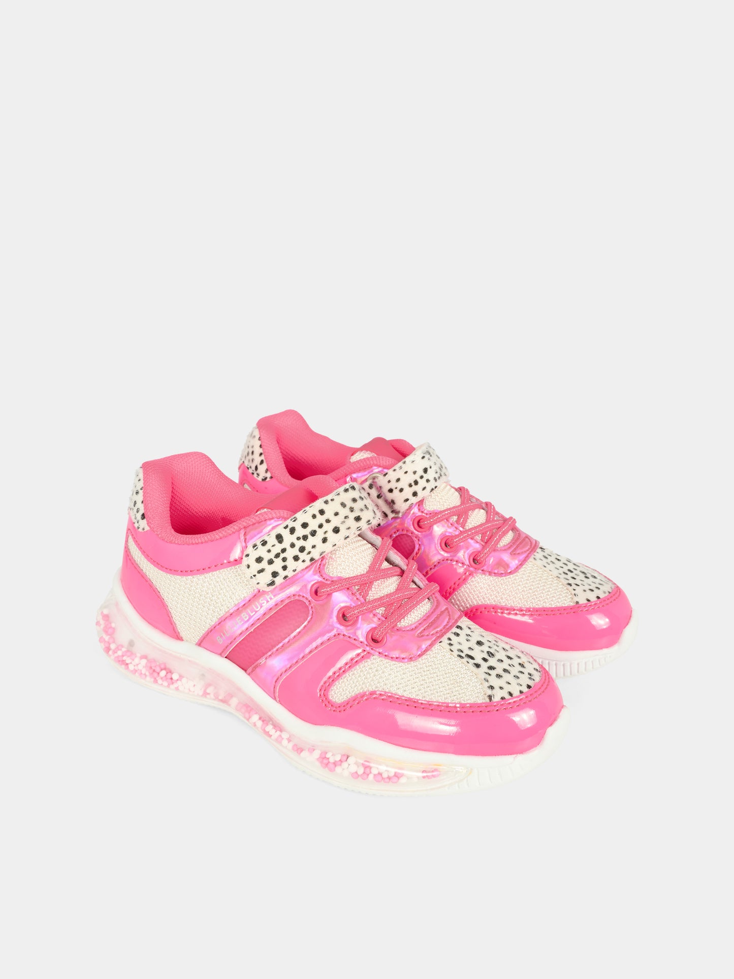Sneakers rosa luminose per bambina con led,Billieblush,U21474 Z41