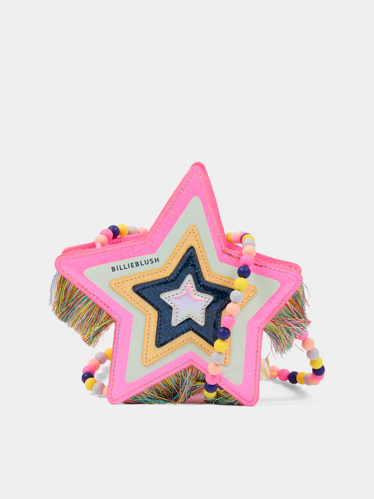 Borsa rosa per bambina con stella,Billieblush,U21534 473
