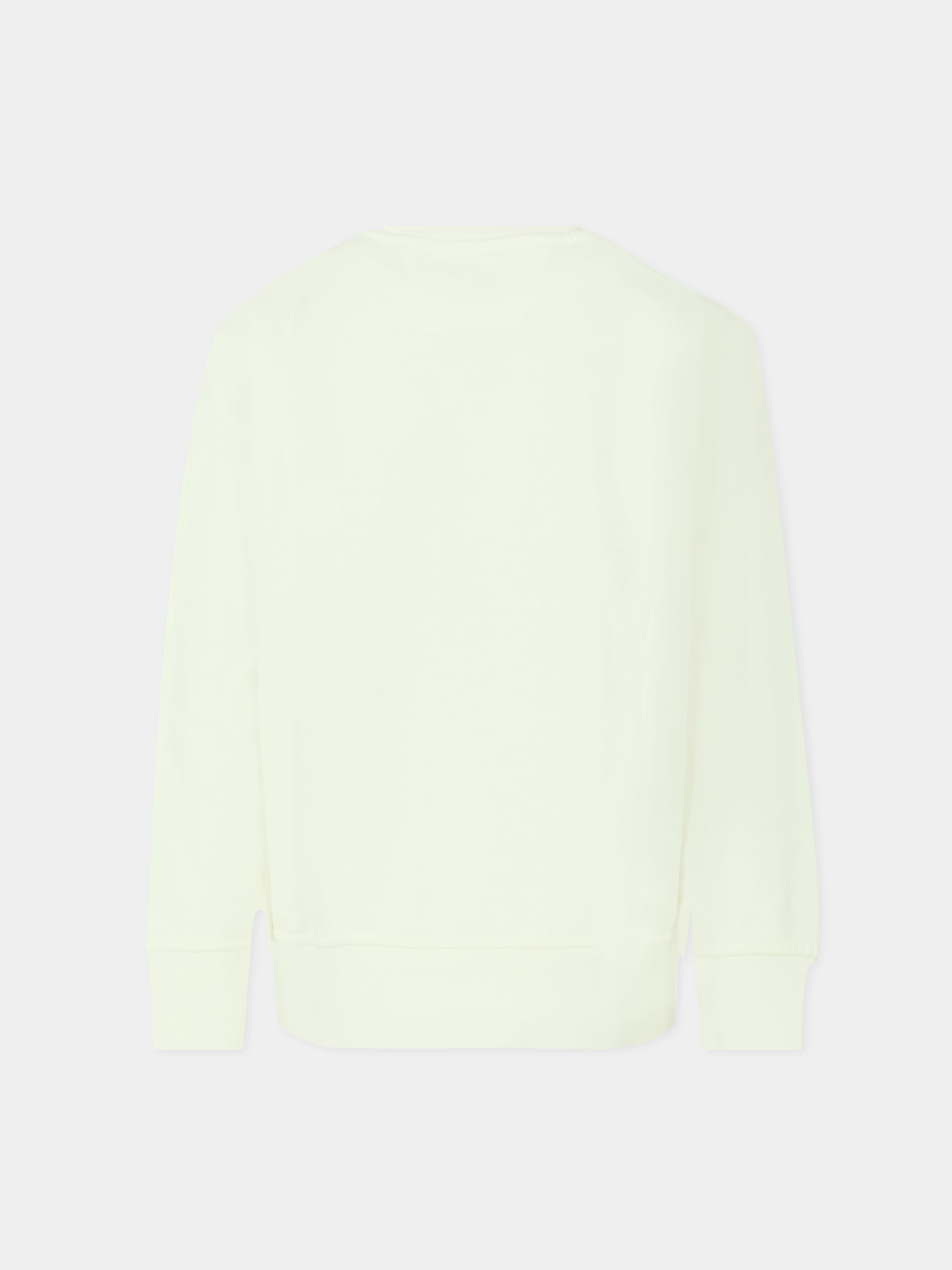 Felpa bianca per bambino con lente,C. P. Company,CMF00X LCA76 10135