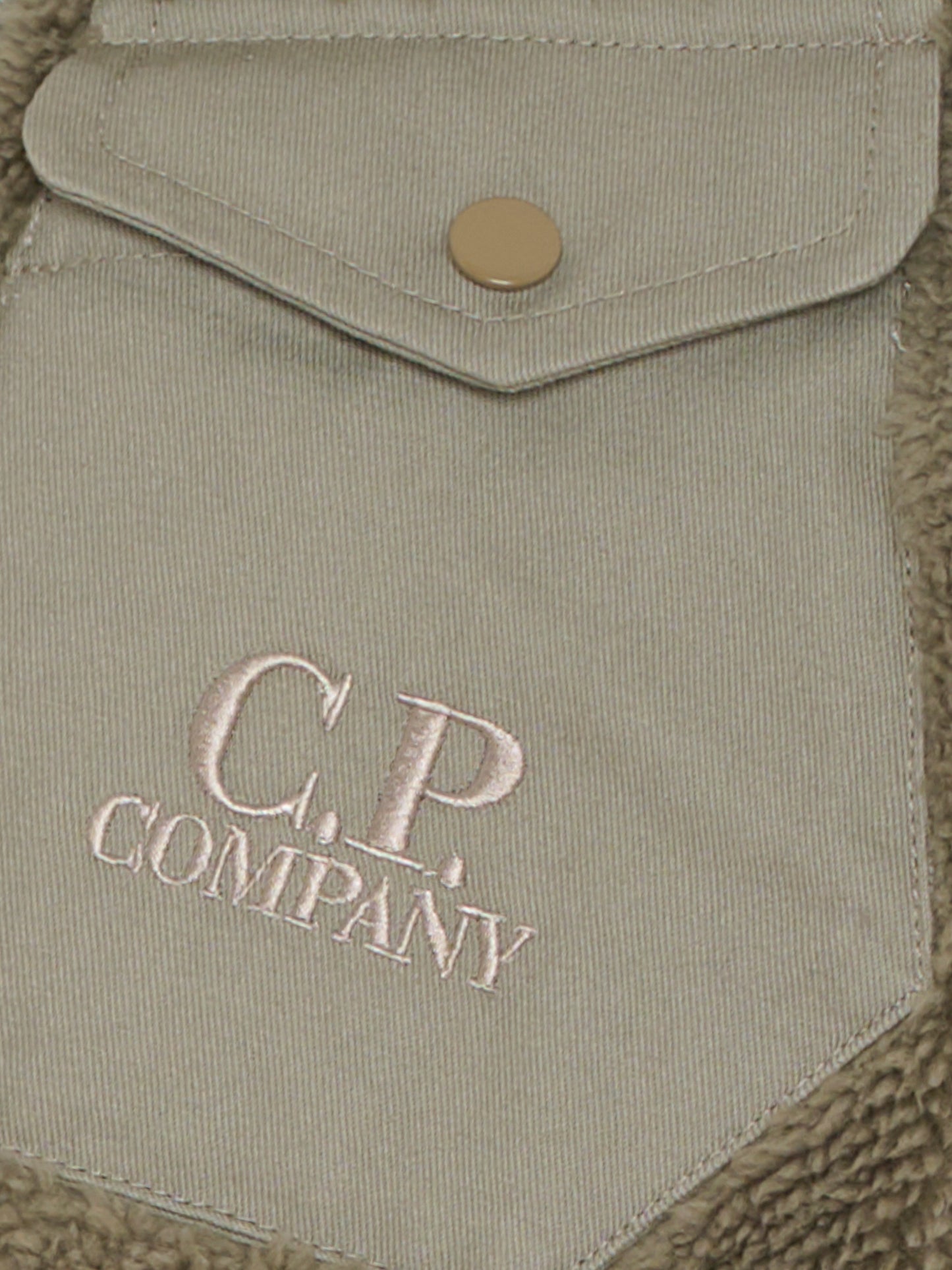 Gilet verde per bambino con logo,C. P. Company,CUS01J LIA28 60503