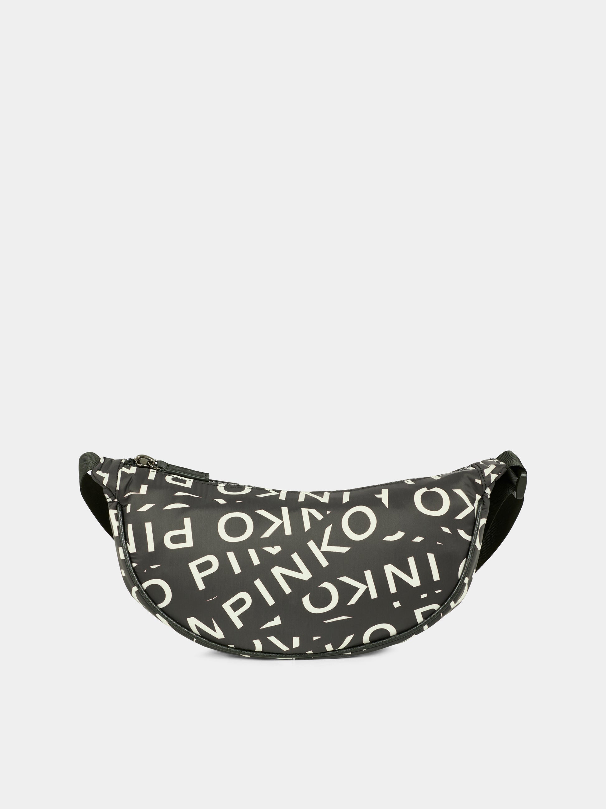 Borsa nera per bambina con logo,Pinko,KFBO001.C.NY022.D002