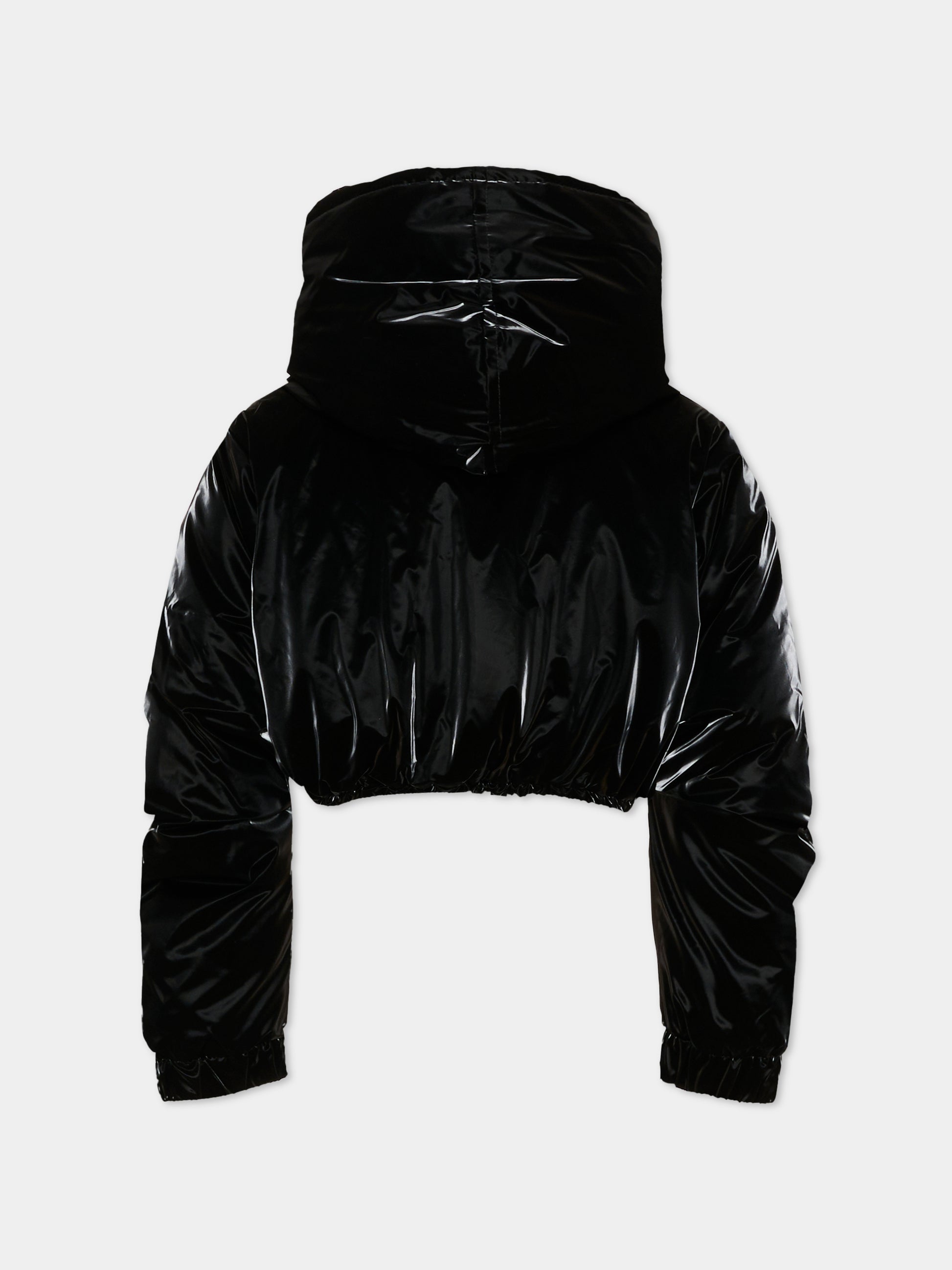 Giubbotto crop nero per bambina,Pinko,KFGB006.C.NY030.N000