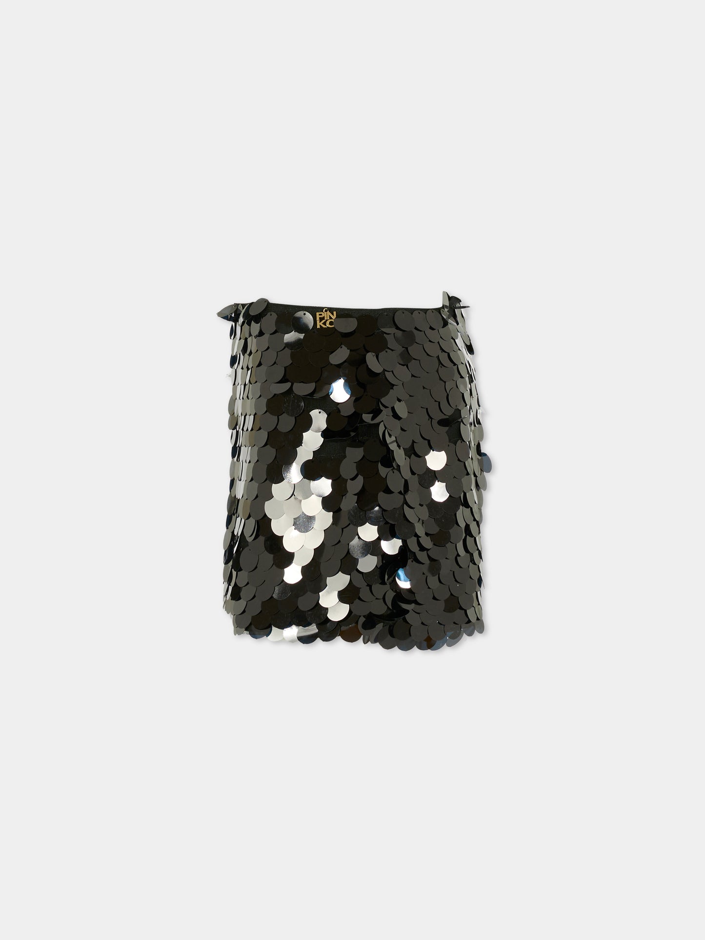 Black skirt for girl with sequins