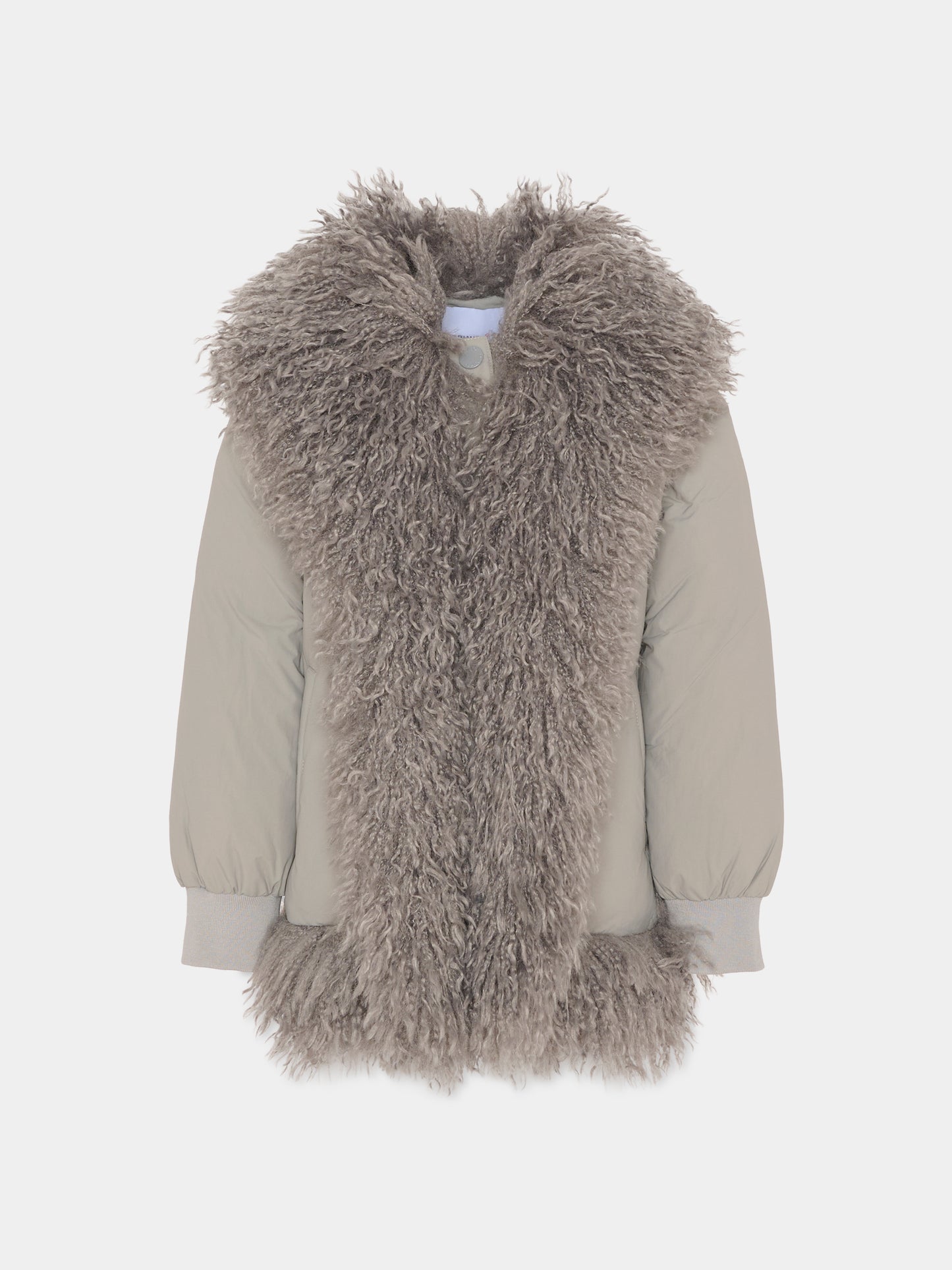 Ecopelliccia grigia per bambina,Pinko,KFGB012.C.NY025.5028