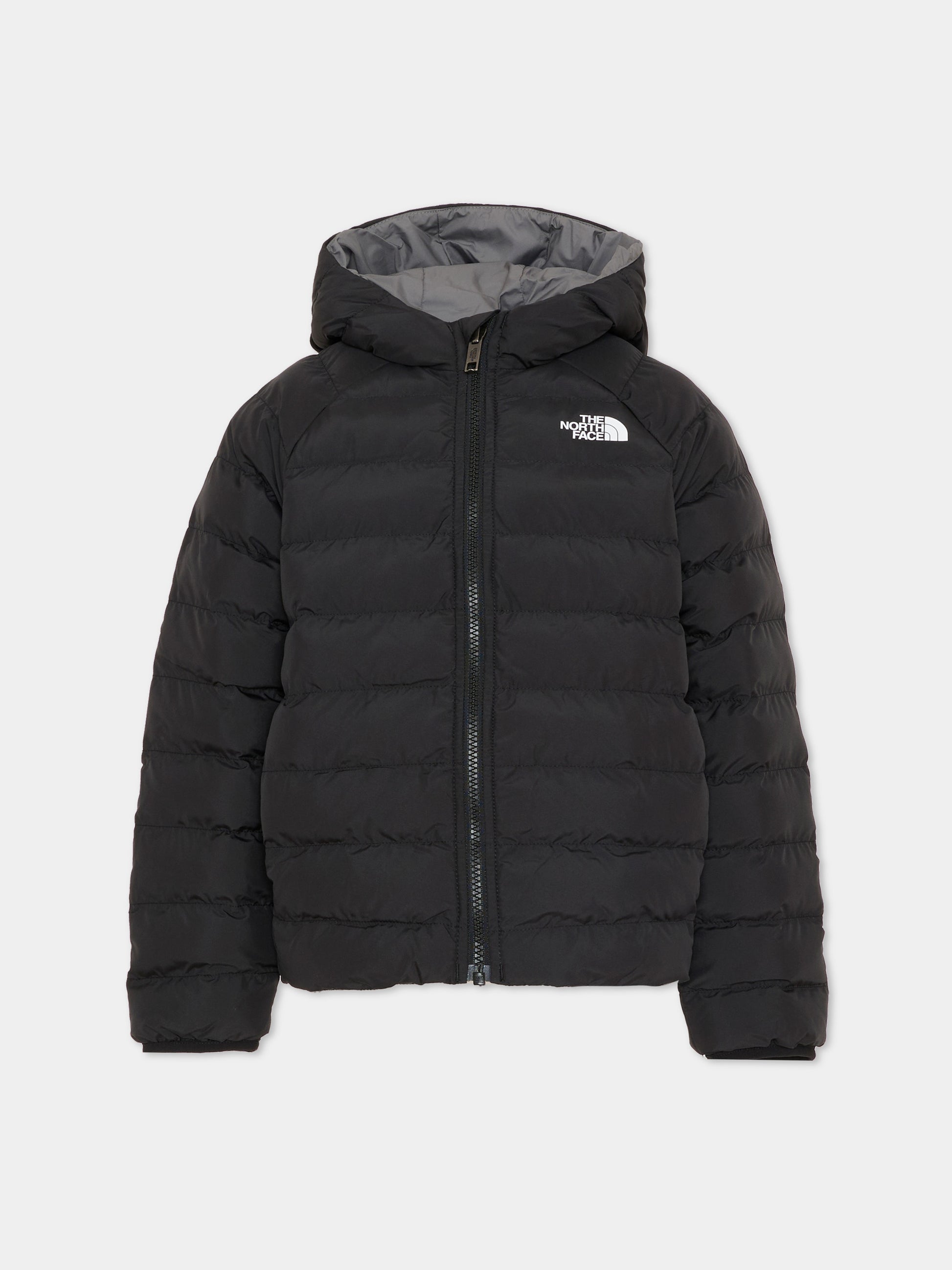 Piumino reversibile nero per bambino con logo,The North Face Kids,NF0A88VJWOO1