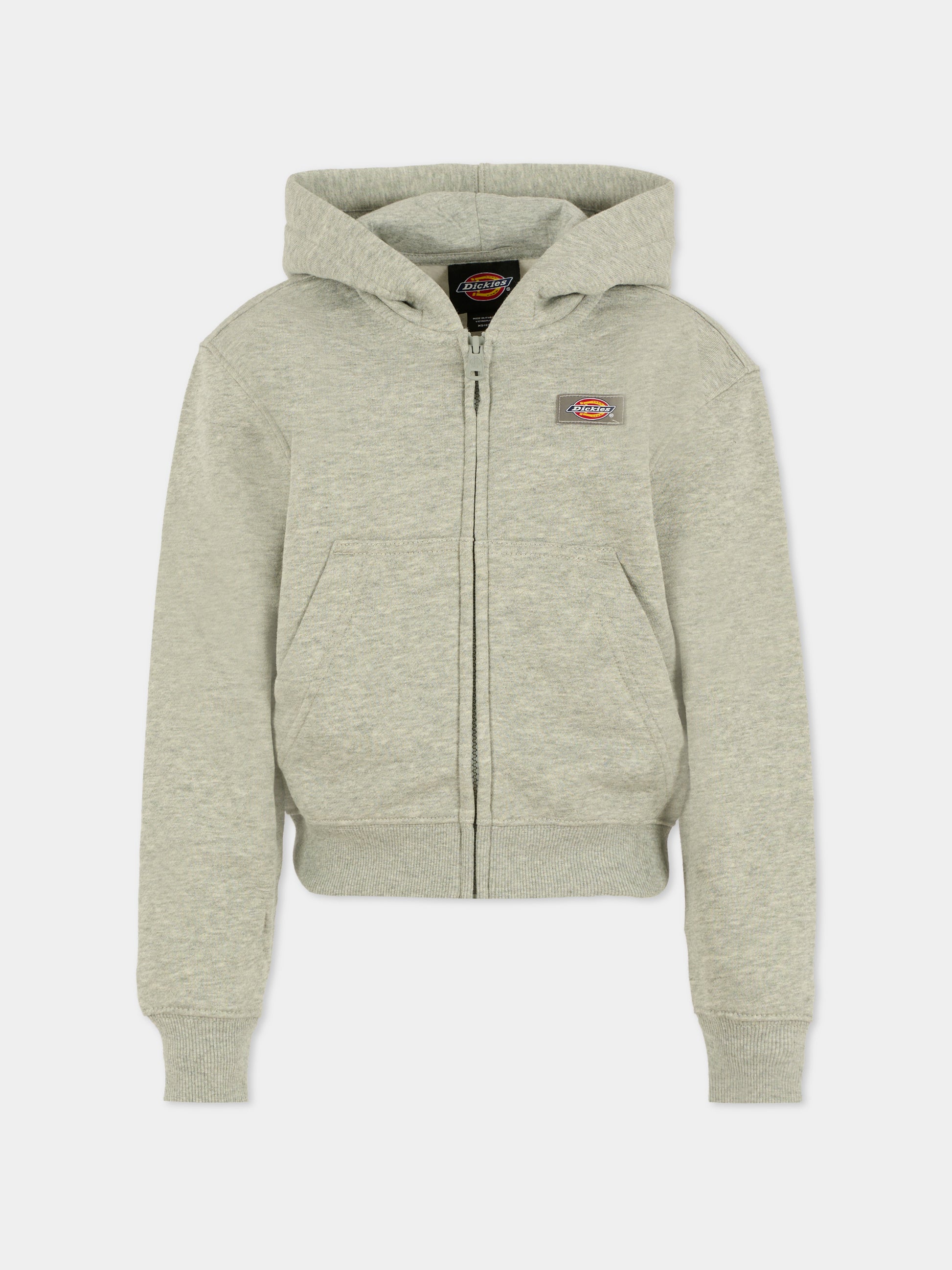 Felpa grigia per bambino con logo,Dickies,DK0A88BO0H21