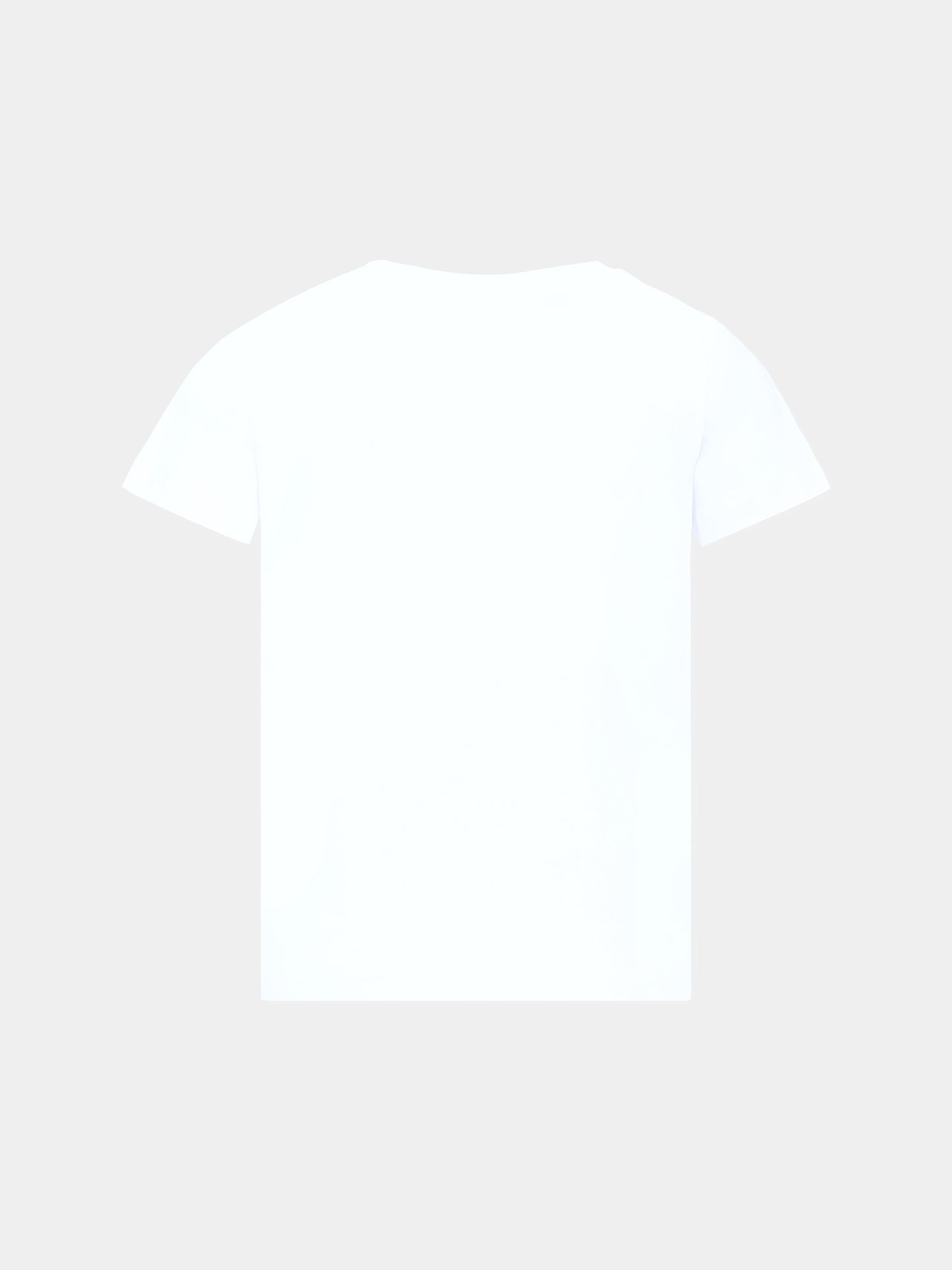 T-shirt bianca per bambini con logo nero,Richmond,RBA25009TS WHITE