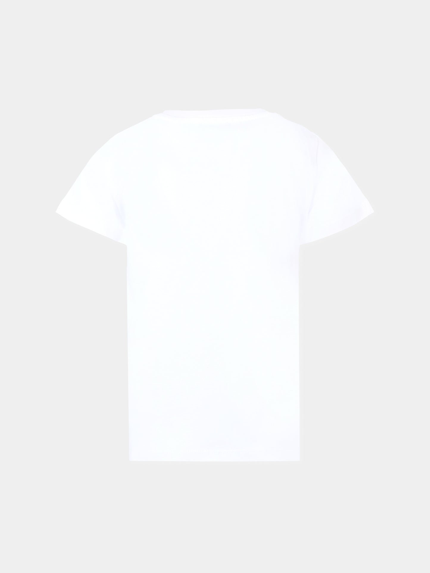 White t-shirt for kids with logo