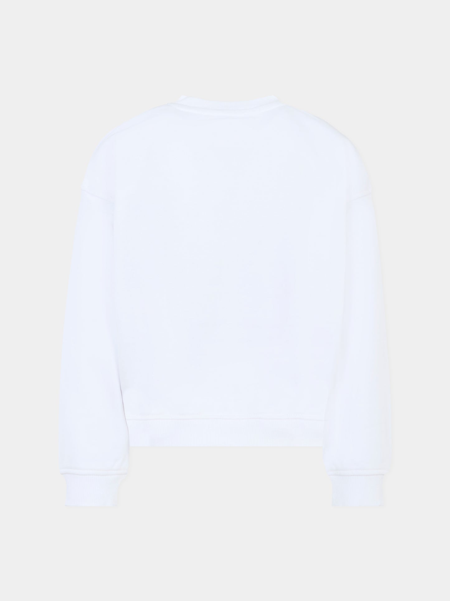 Felpa bianca per bambini con logo,Richmond,RBA25236FE WHITE