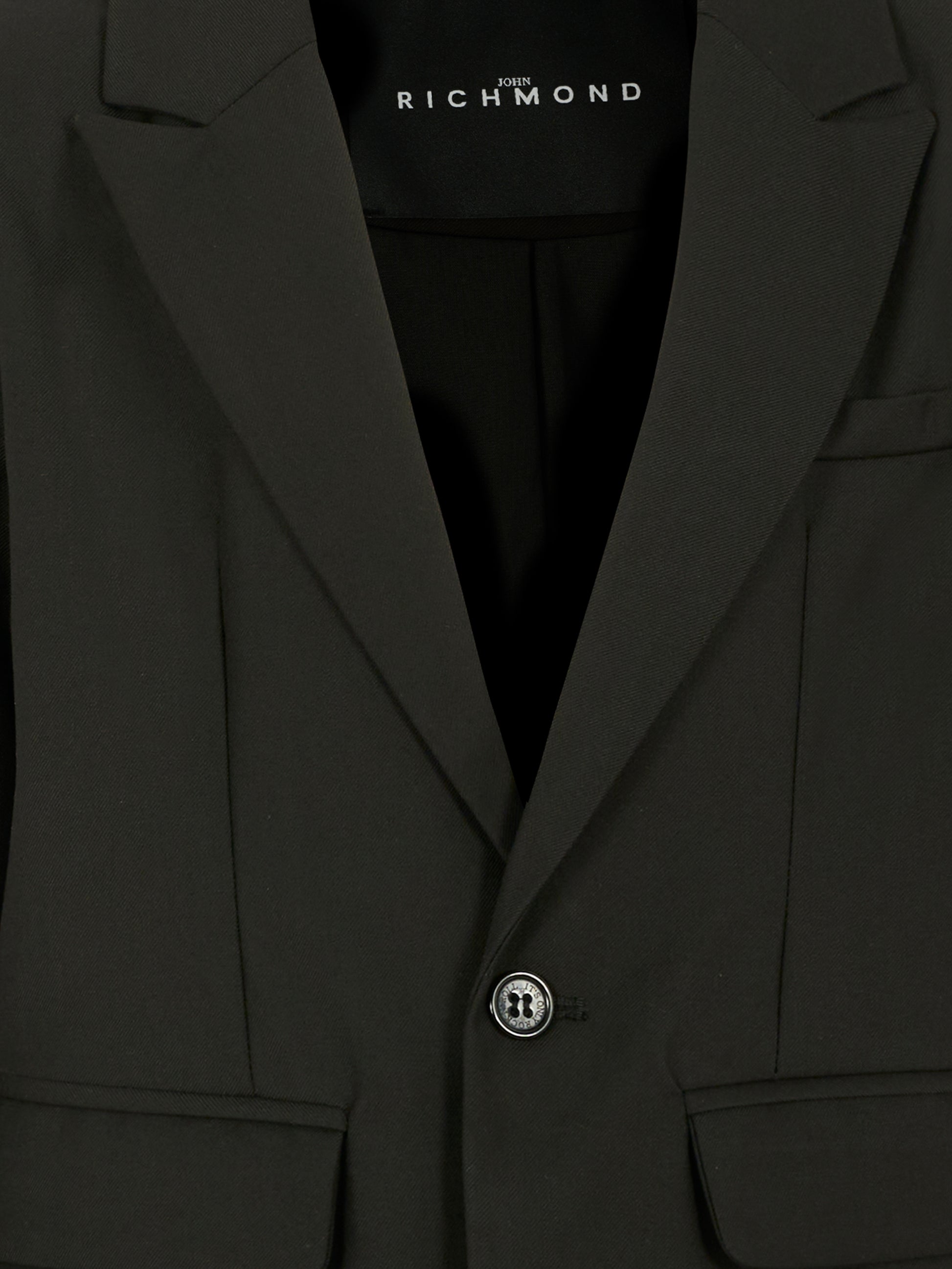 Giacca nera per bambino con logo,Richmond,RBA25125GC BLACK