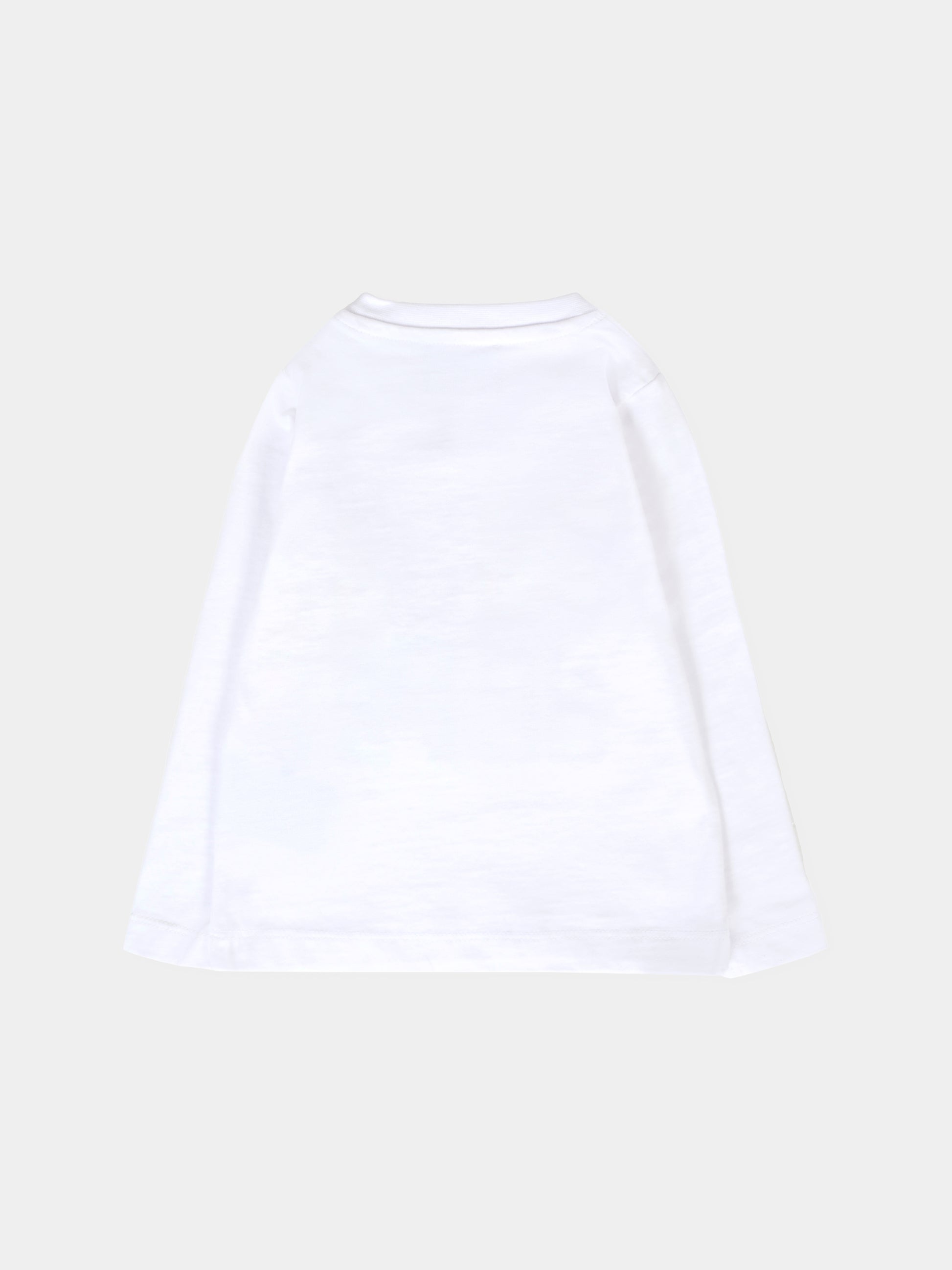 T-shirt bianca per neonata con logo,Richmond,RIA25089TS WHITE