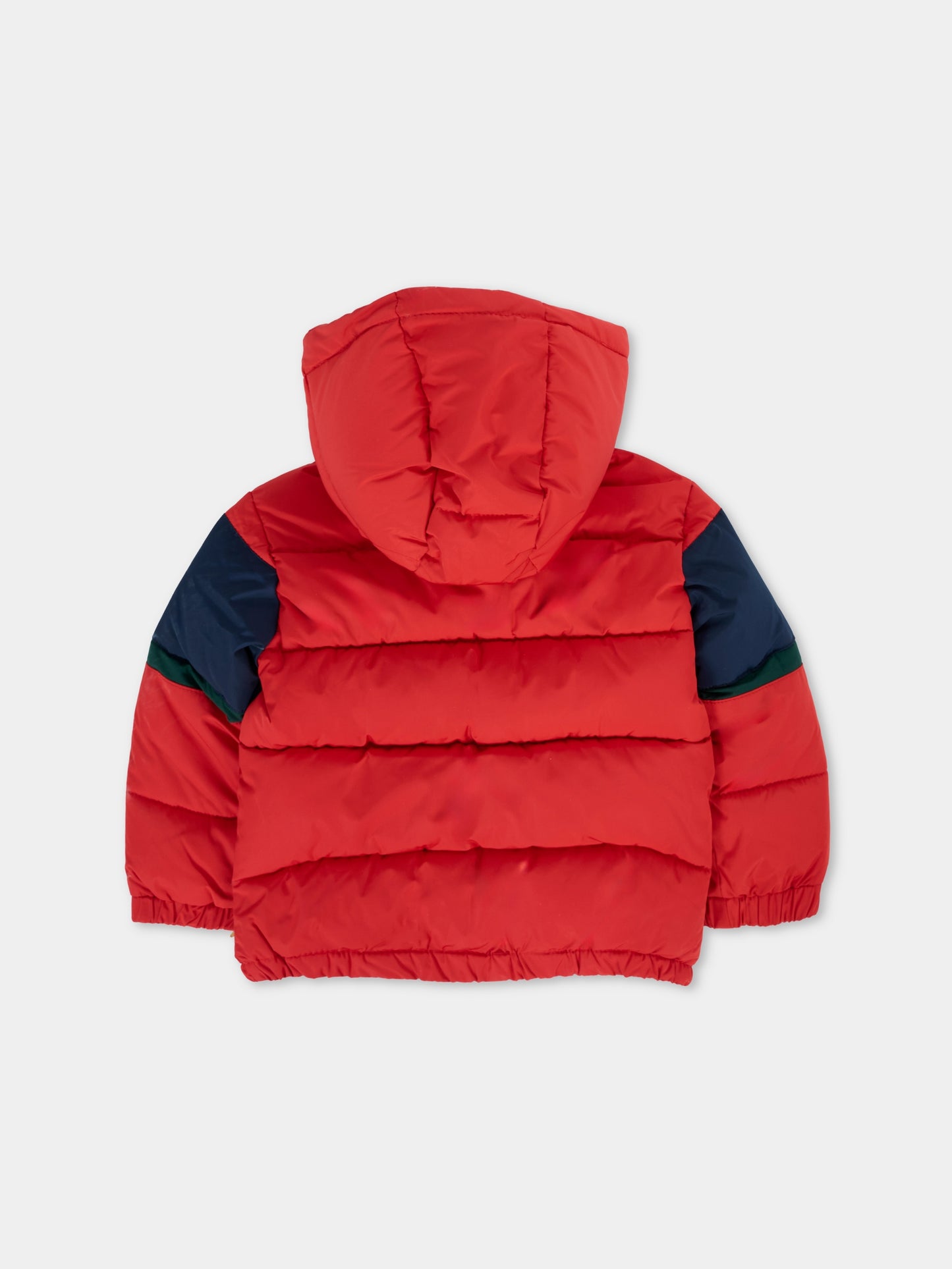 Piumino rosso per neonato con logo,Trussardi Junior,TIA25028PI EMBOLDENED