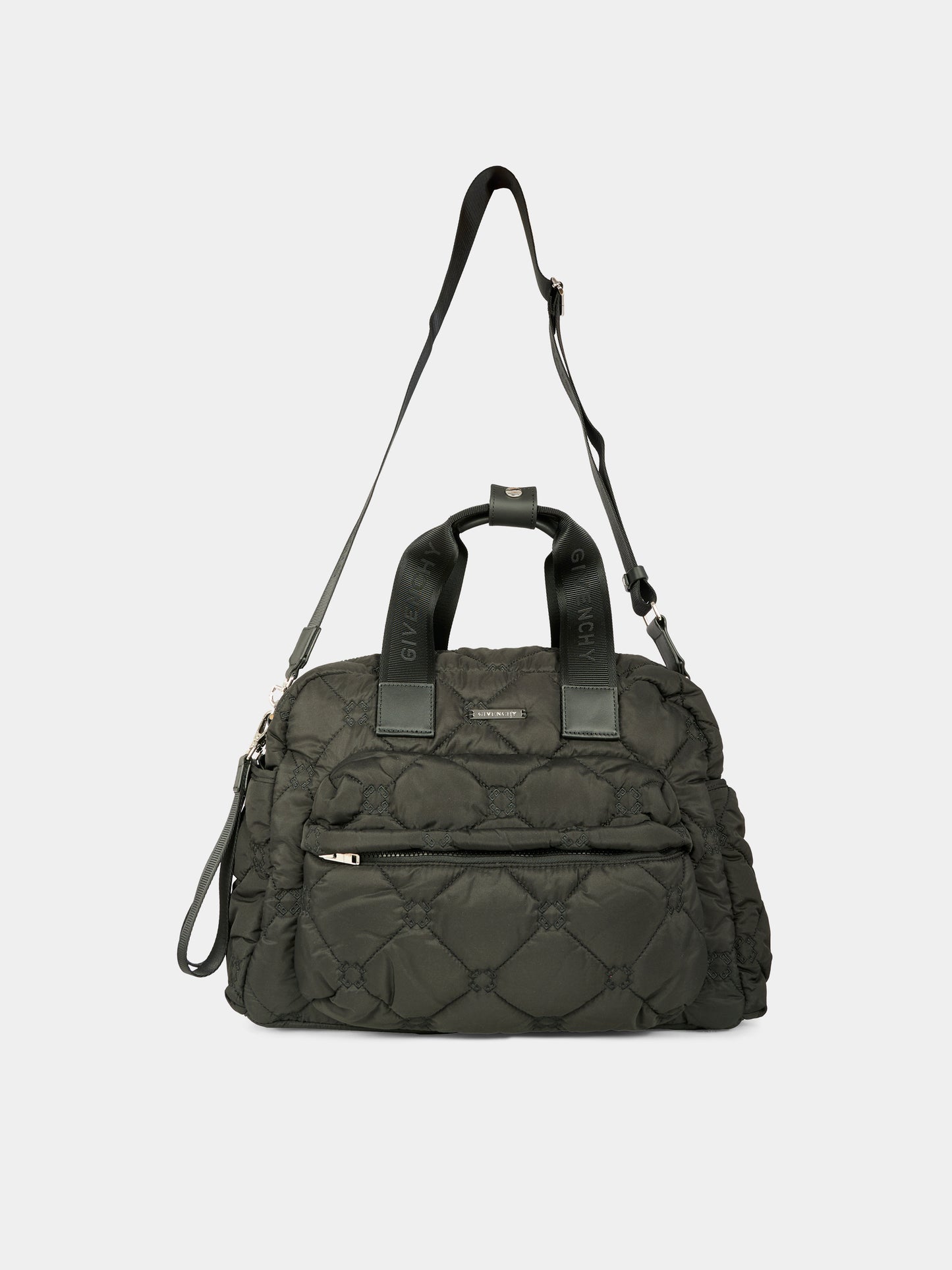 Borsa mamma nera per neonati con logo,Givenchy Kids,H30855 09B