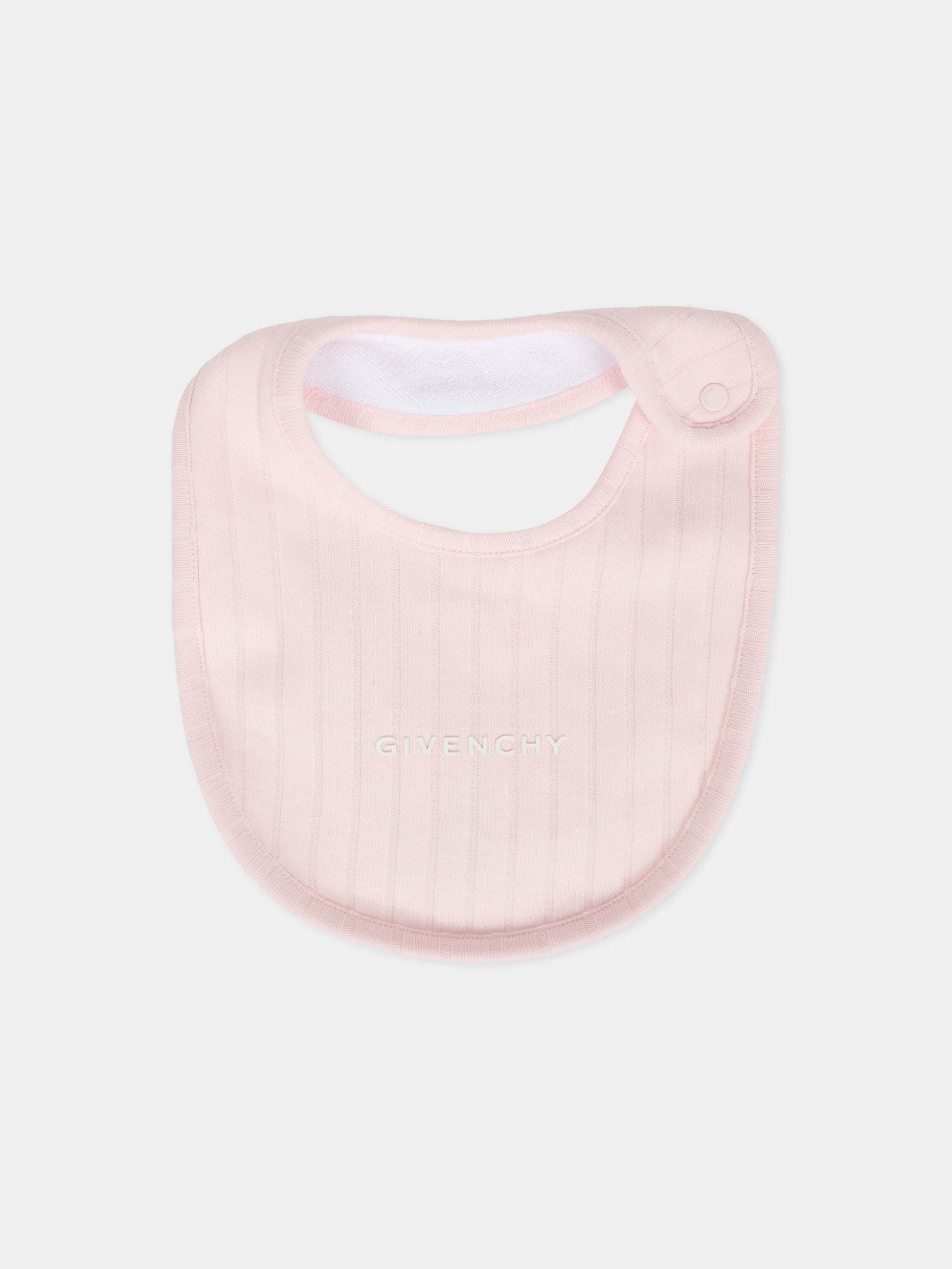 Set tutina rosa per neonata con logo,Givenchy Kids,H30864 44Z