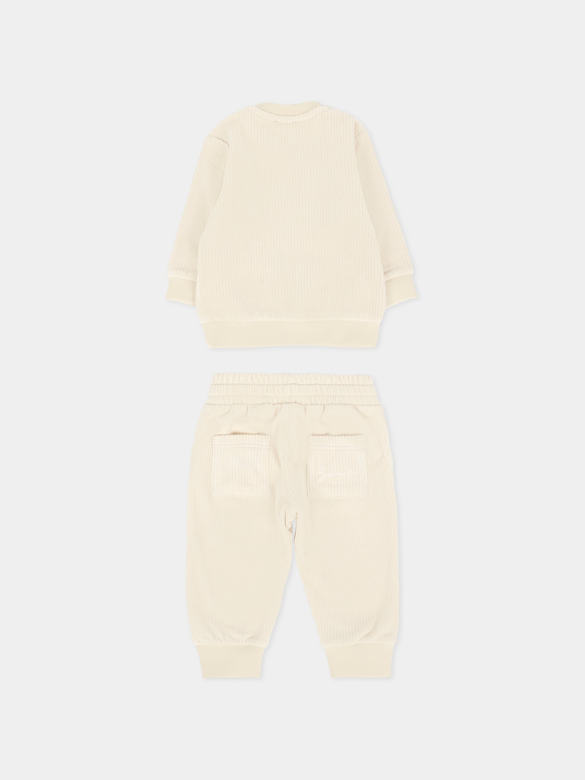 Completo avorio per neonati con logo,Givenchy Kids,H30893 184