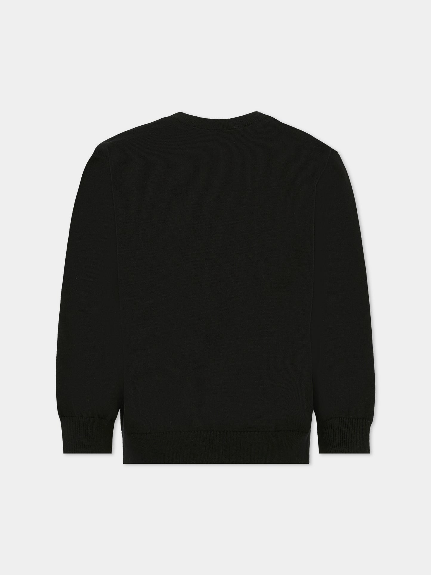 Maglione nero per bambino con logo,Givenchy Kids,H30947 09B