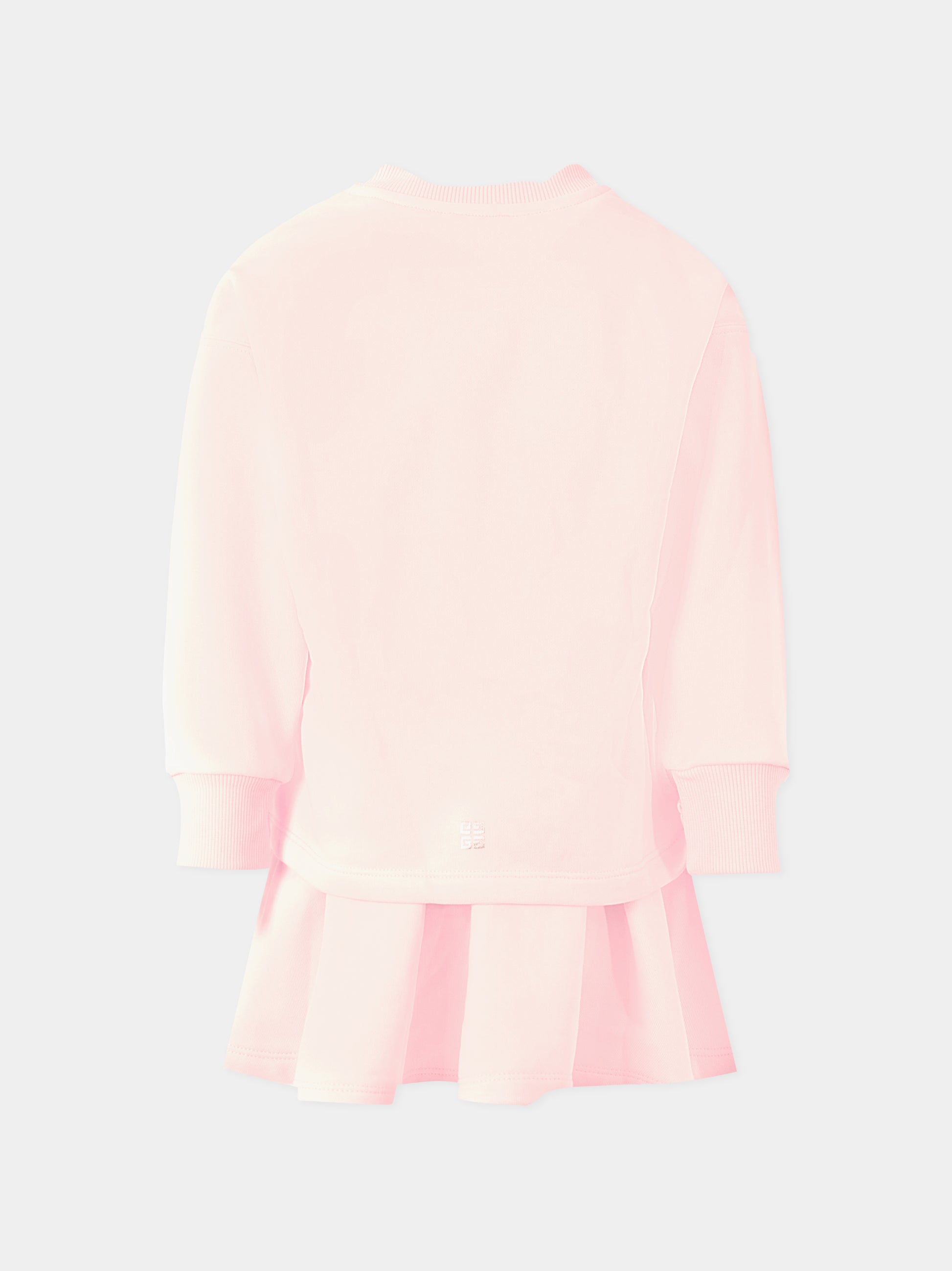 Vestito rosa per bambina con logo,Givenchy Kids,H30999 44Z