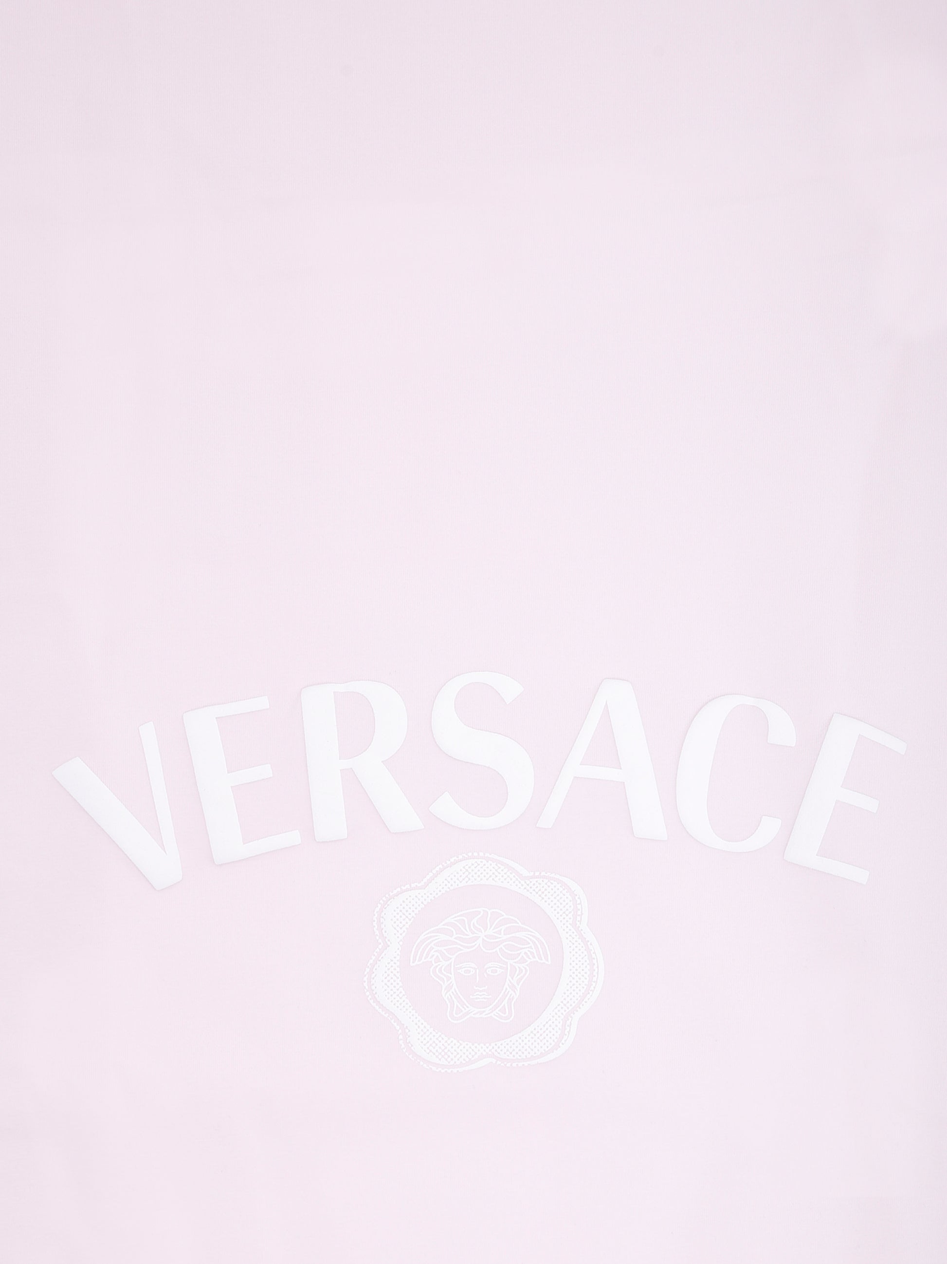 Coperta rosa con logo e Medusa per neonata,Versace,1017939 1A15206 2PW30