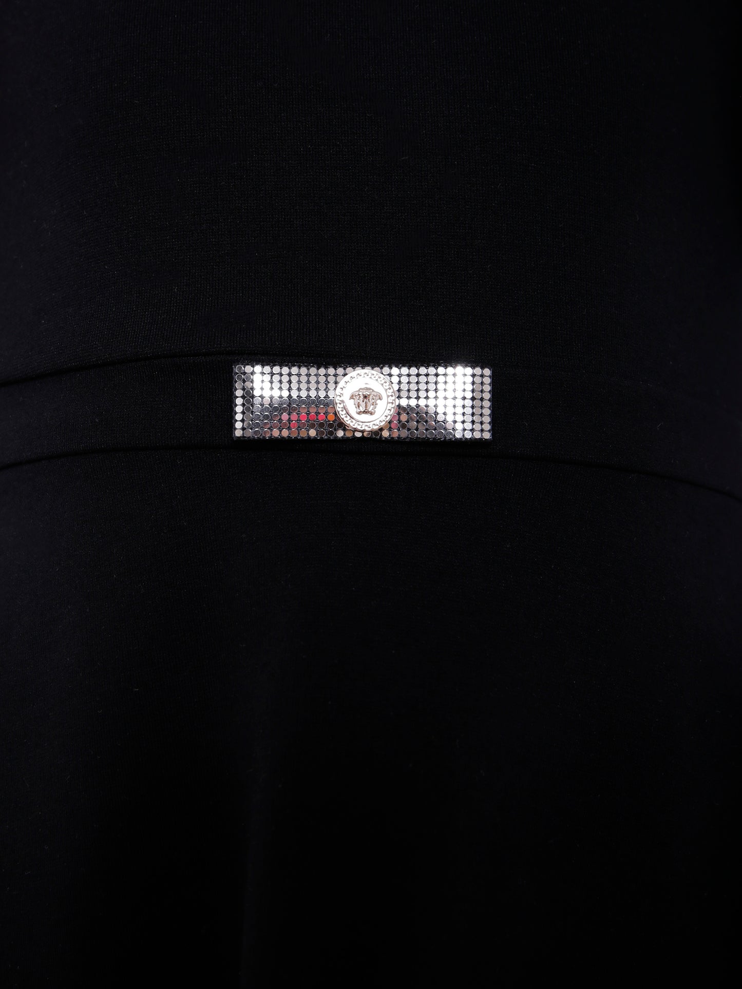 Vestito nero  Gianni Ribbon  per bambina,Versace,1018605 1A15351 2B900