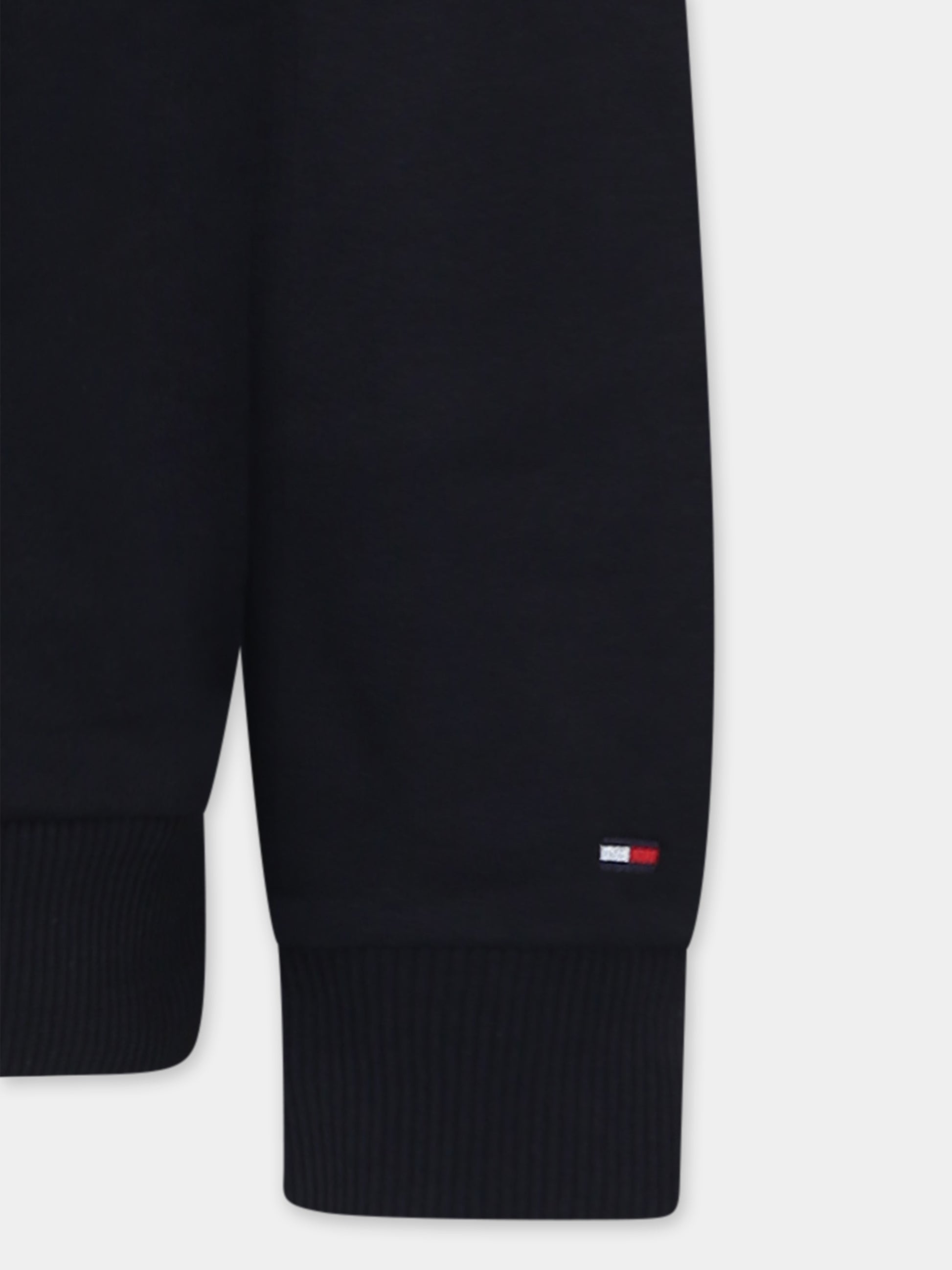 Felpa blu per bambino con logo,Tommy Hilfiger Junior,KB0KB08713 DW5