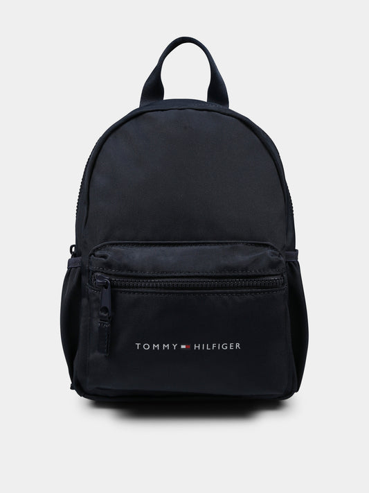 Zaino blu per bambino con logo,Tommy Hilfiger Junior,AU0AU01770 DW6