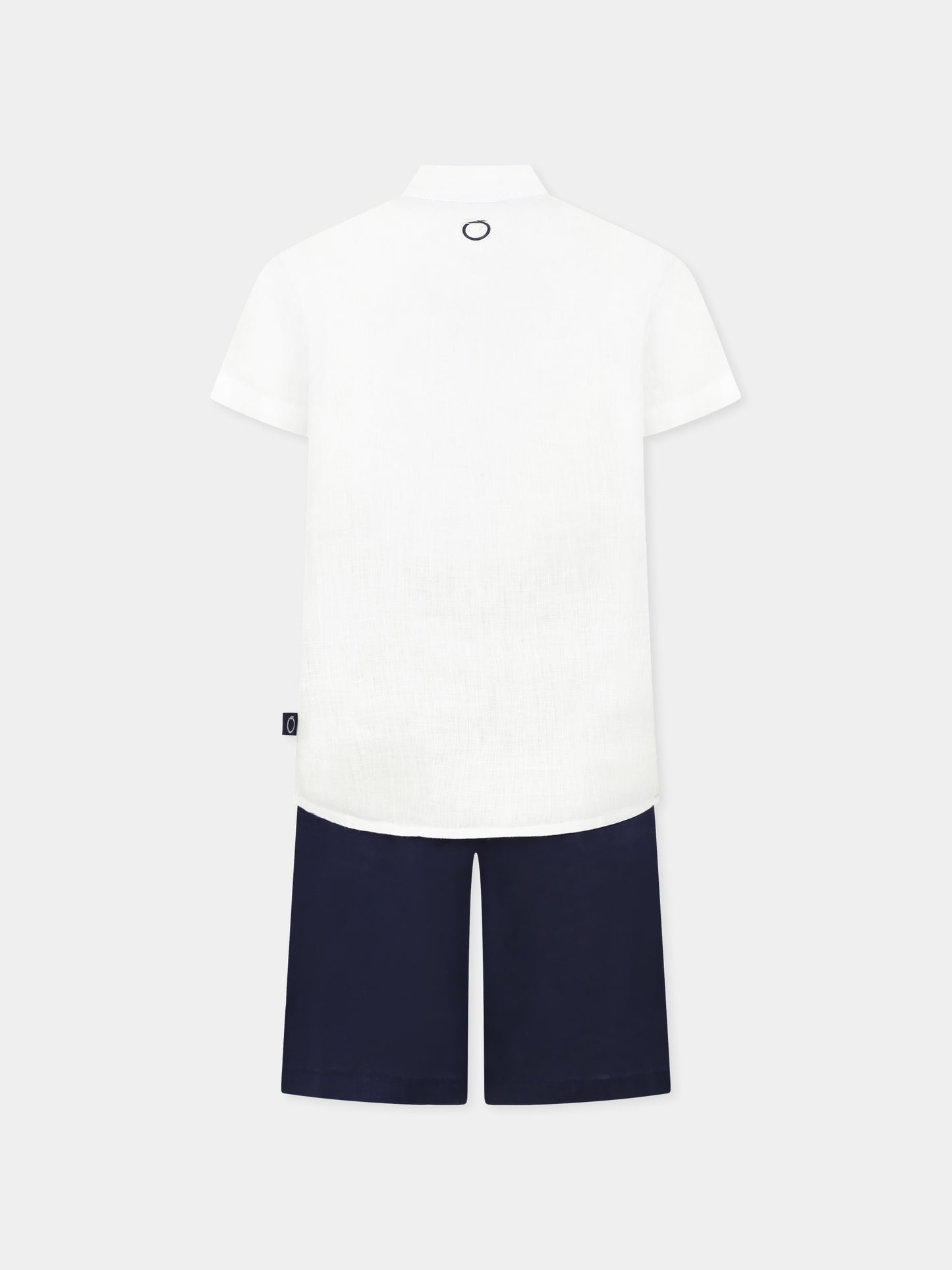 Completo blu per bambino con logo,Trussardi Junior,TBP25013CL BLACK