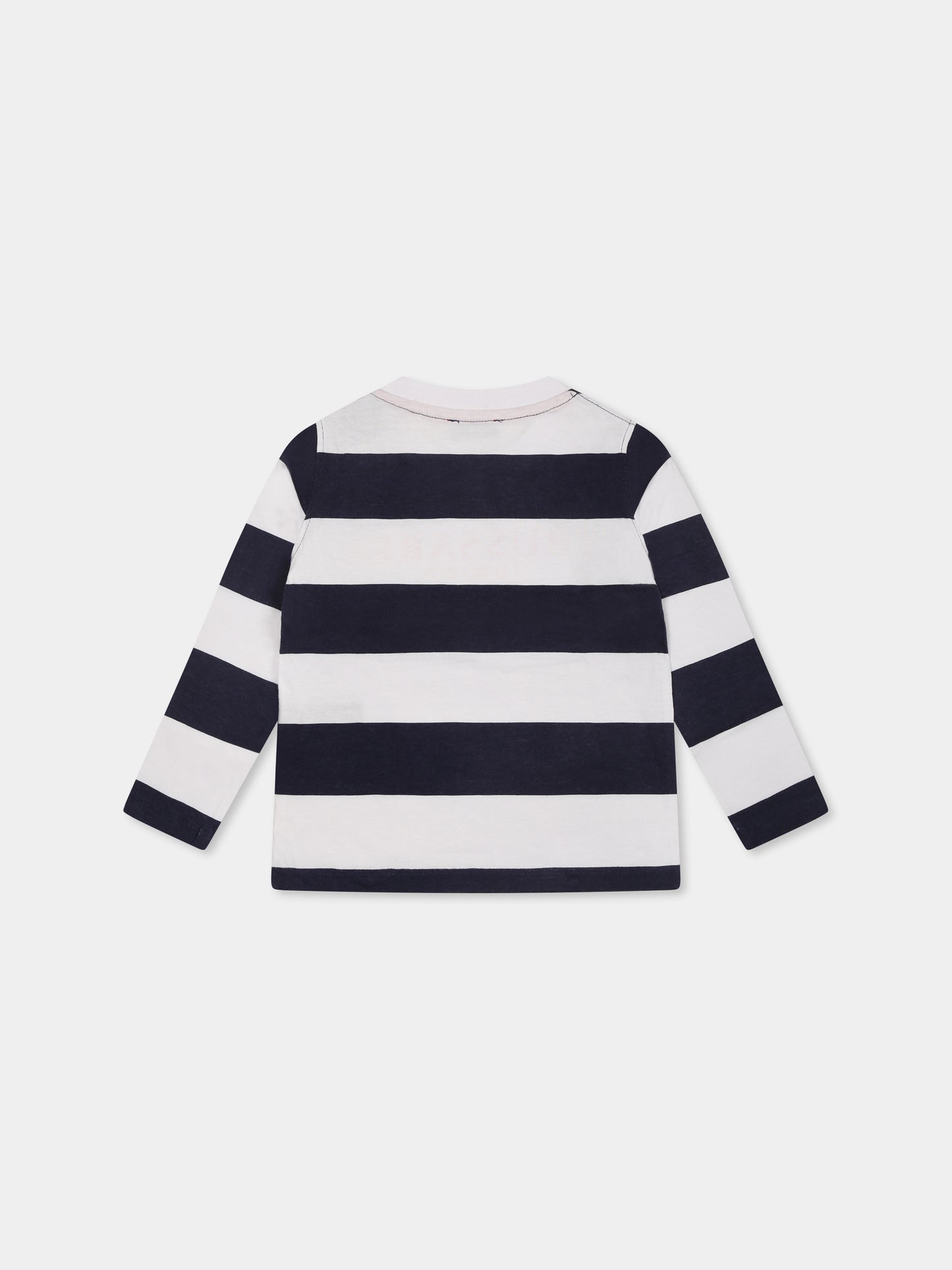 T-shirt bianca per neonato con logo,Trussardi Junior,TIP25056TS WHITE