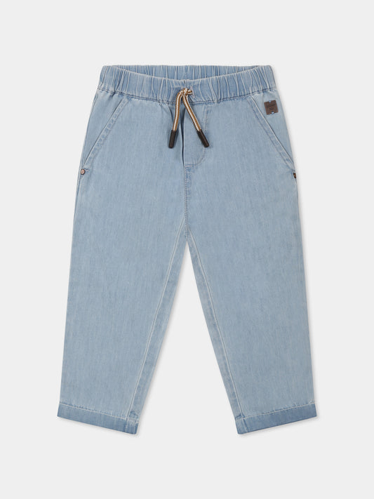 Jeans denim per neonato con logo,Carrement Beau,Y30140 Z10