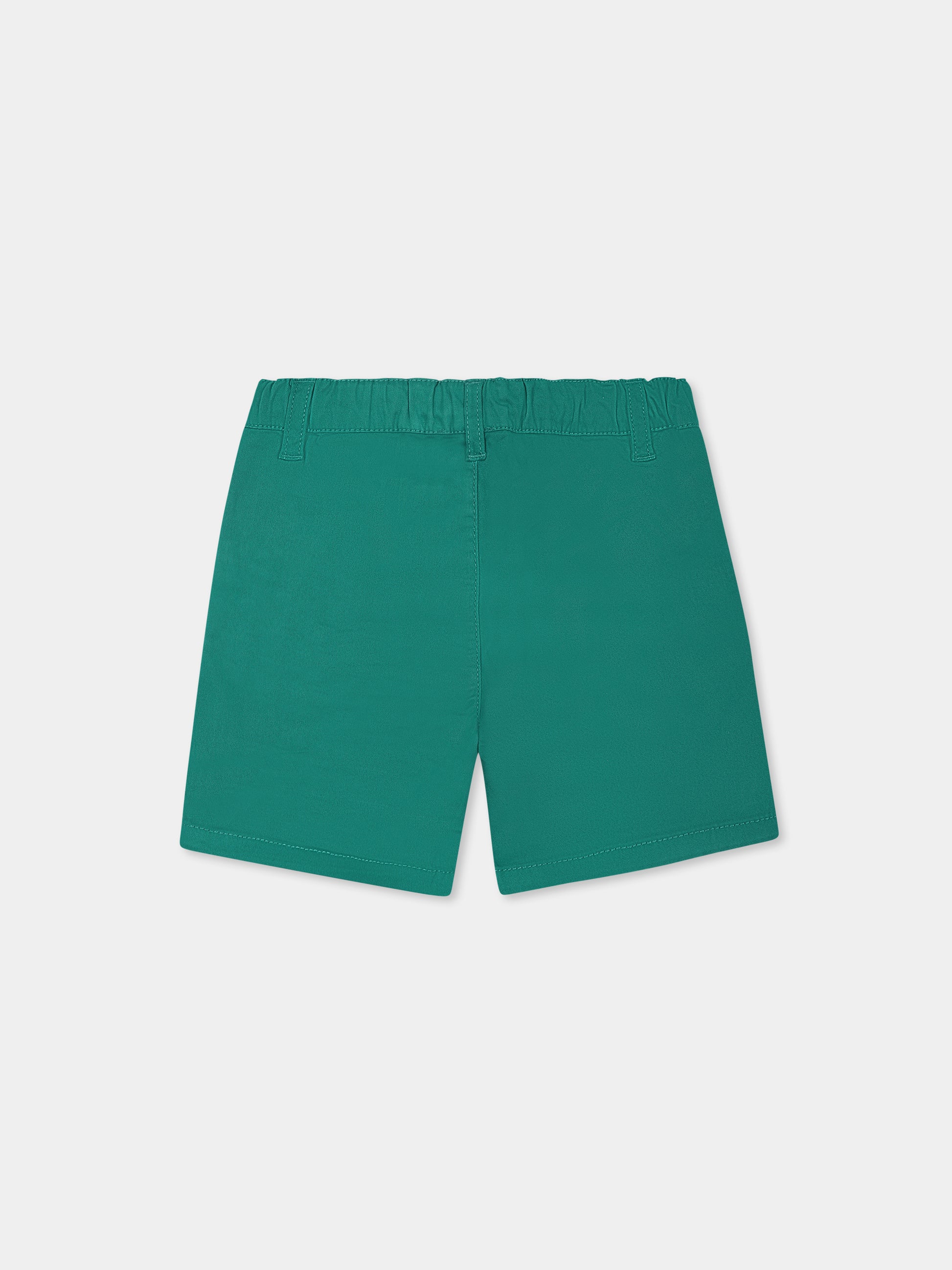 Shorts verdi per neonato con logo,Carrement Beau,Y30145 60C