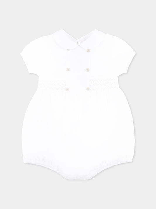 Pagliaccetto bianco per neonata,Mercadante 1939,MP004 BIANCO