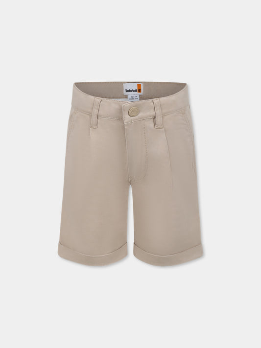 Shorts beige per bambino,Timberland,T60071 252