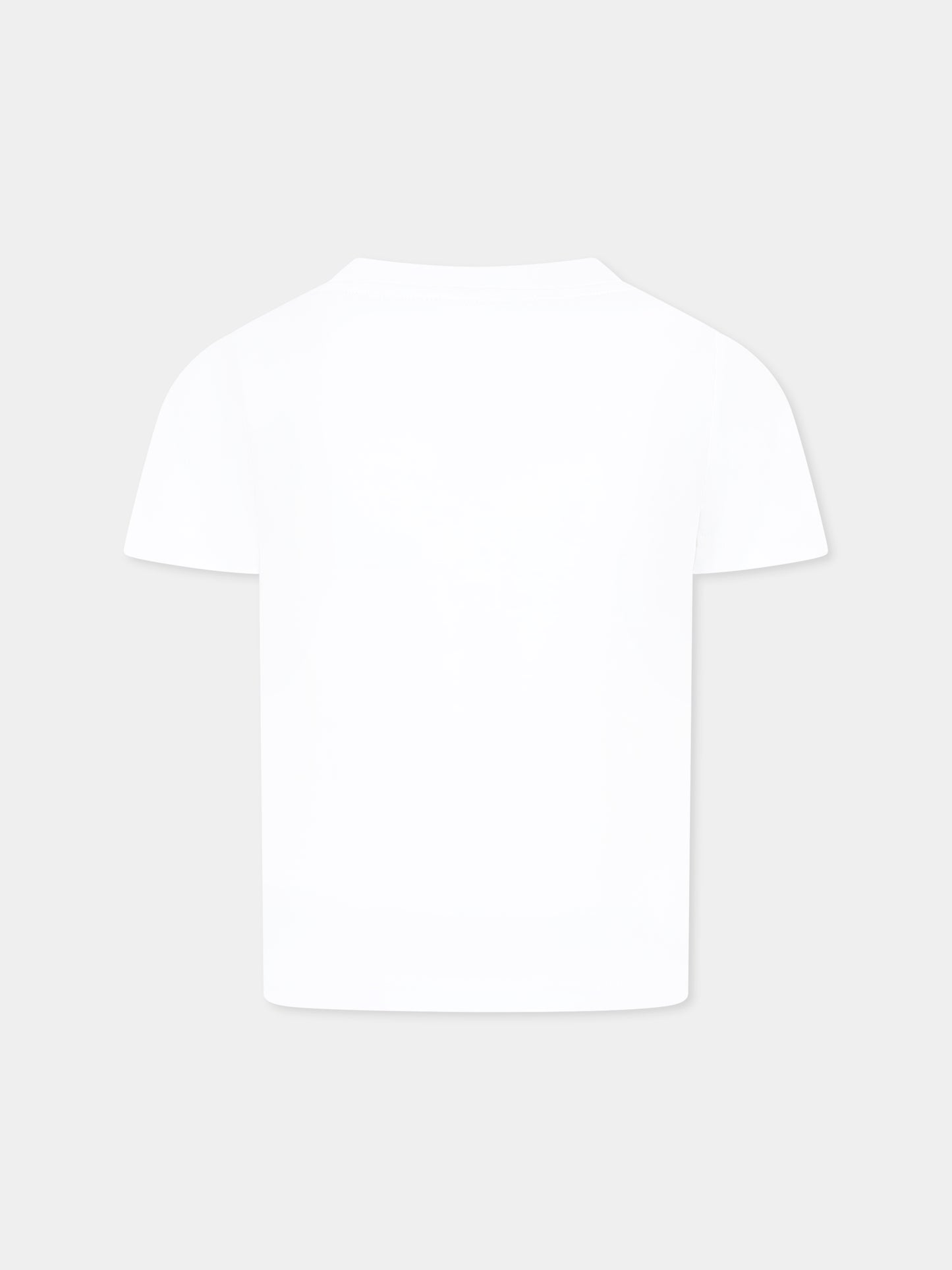 T-shirt bianca per bambino con logo,Timberland,T60082 10P