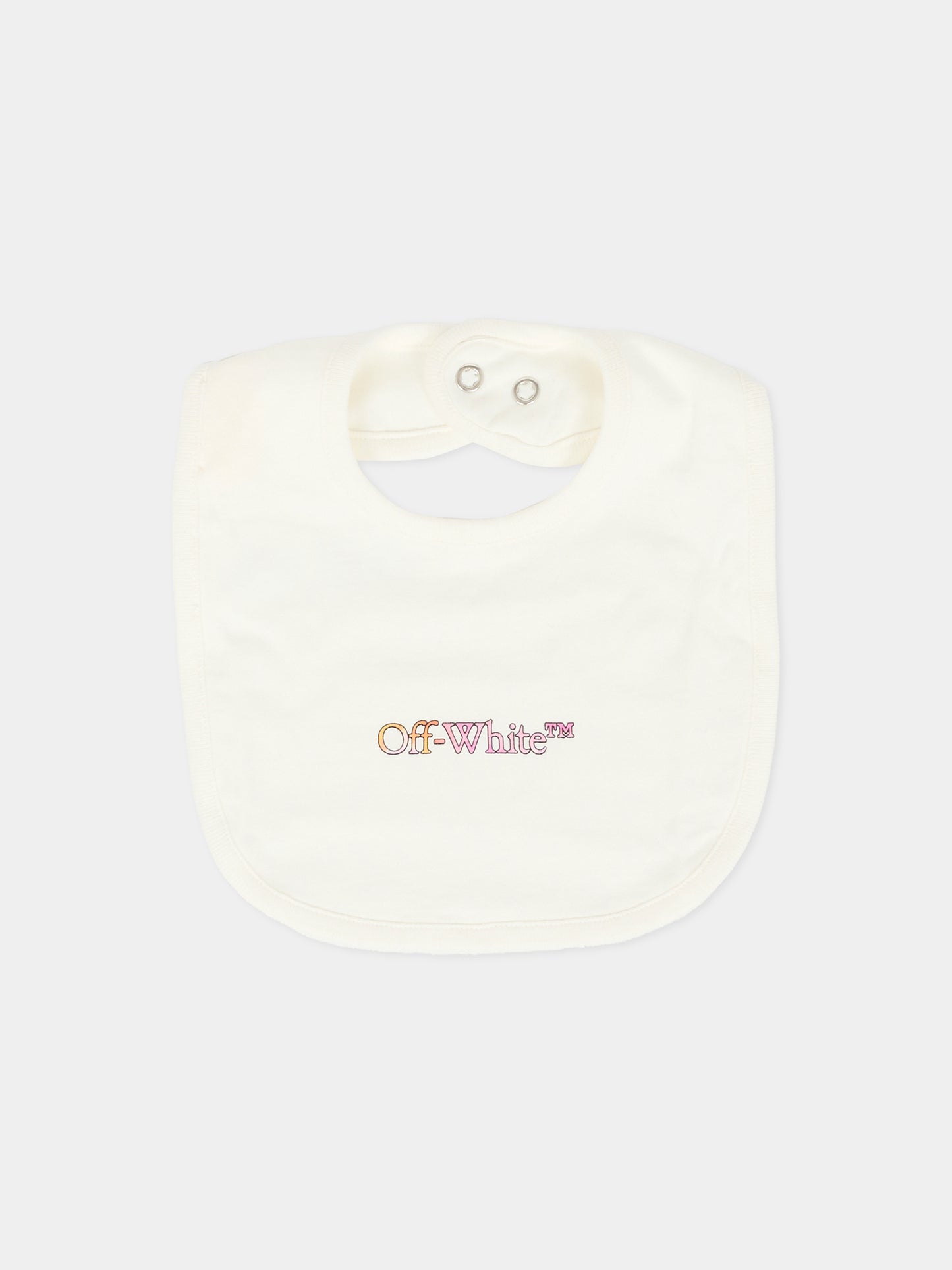 Set tutine avorio per neonata con logo,Off White,OG2X006F25JER0010184