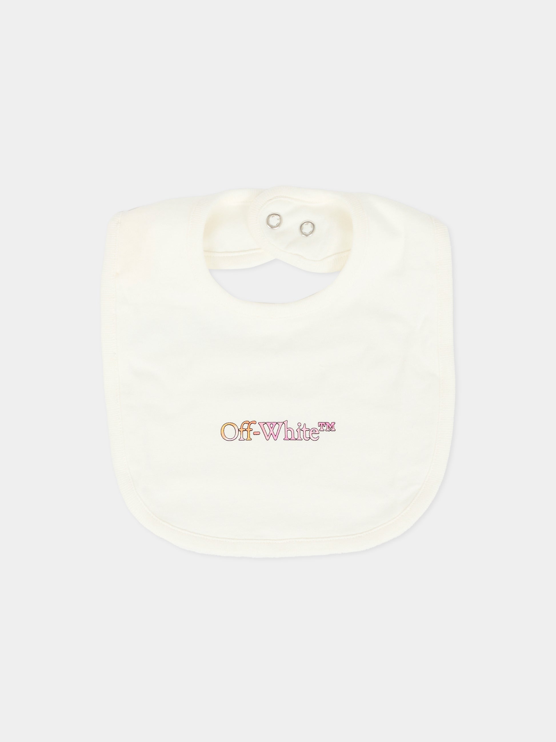 Set tutine avorio per neonata con logo,Off White,OG2X006F25JER0010184