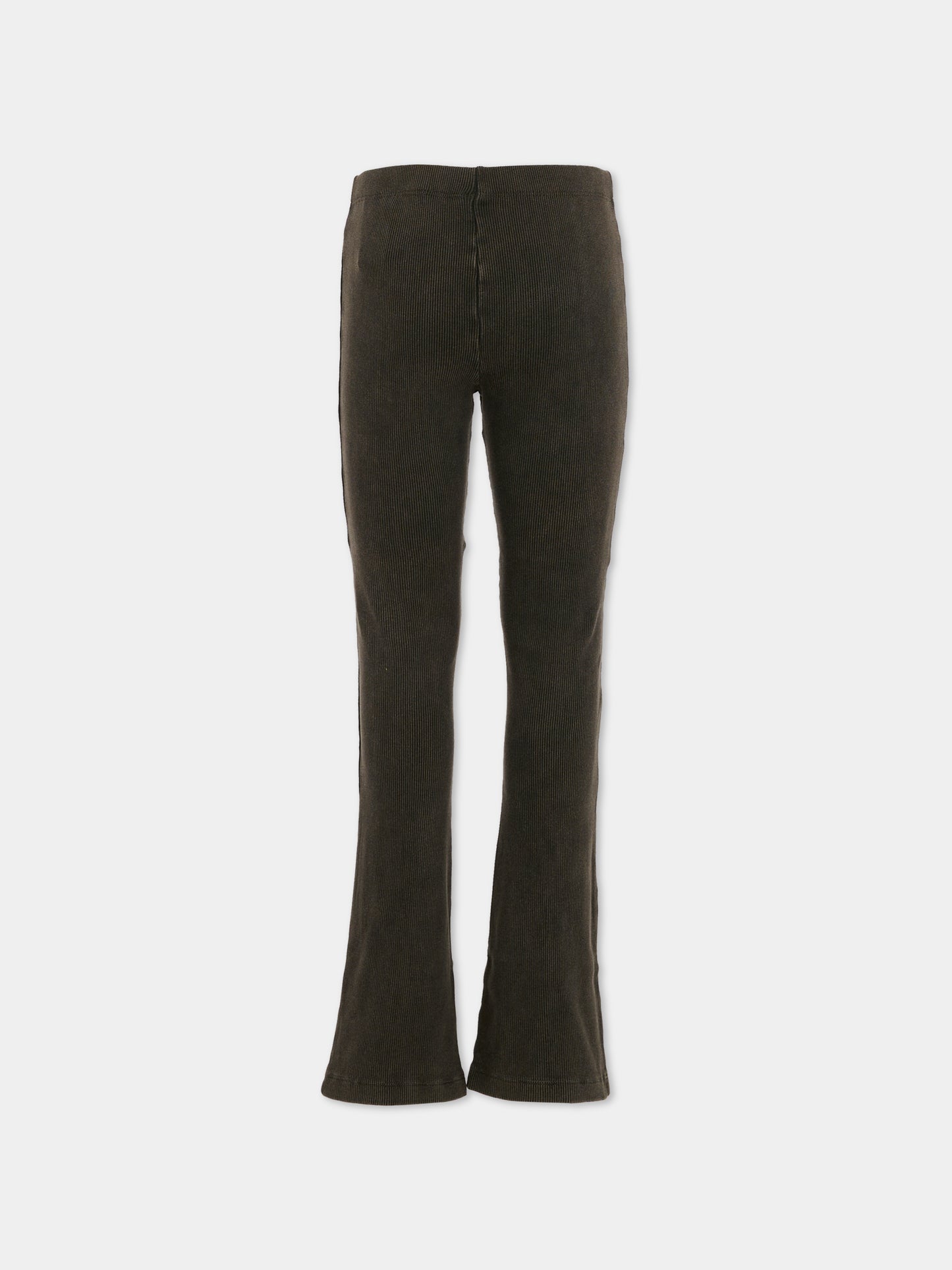 Leggings grigi per bambina con logo,Off White,OGCA009F25JER0010701