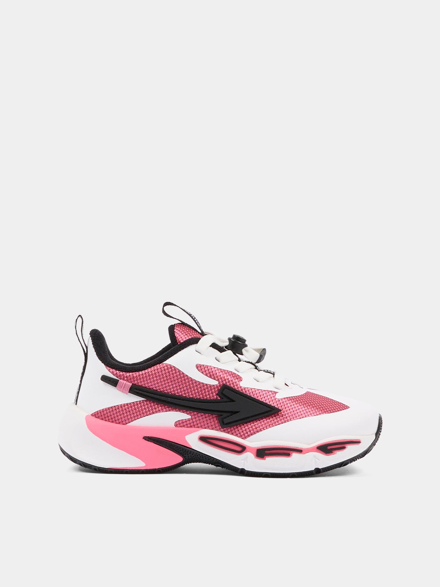 Sneakers For Jumping rosa per bambina,Off White,OGIA008F25FAB0013001