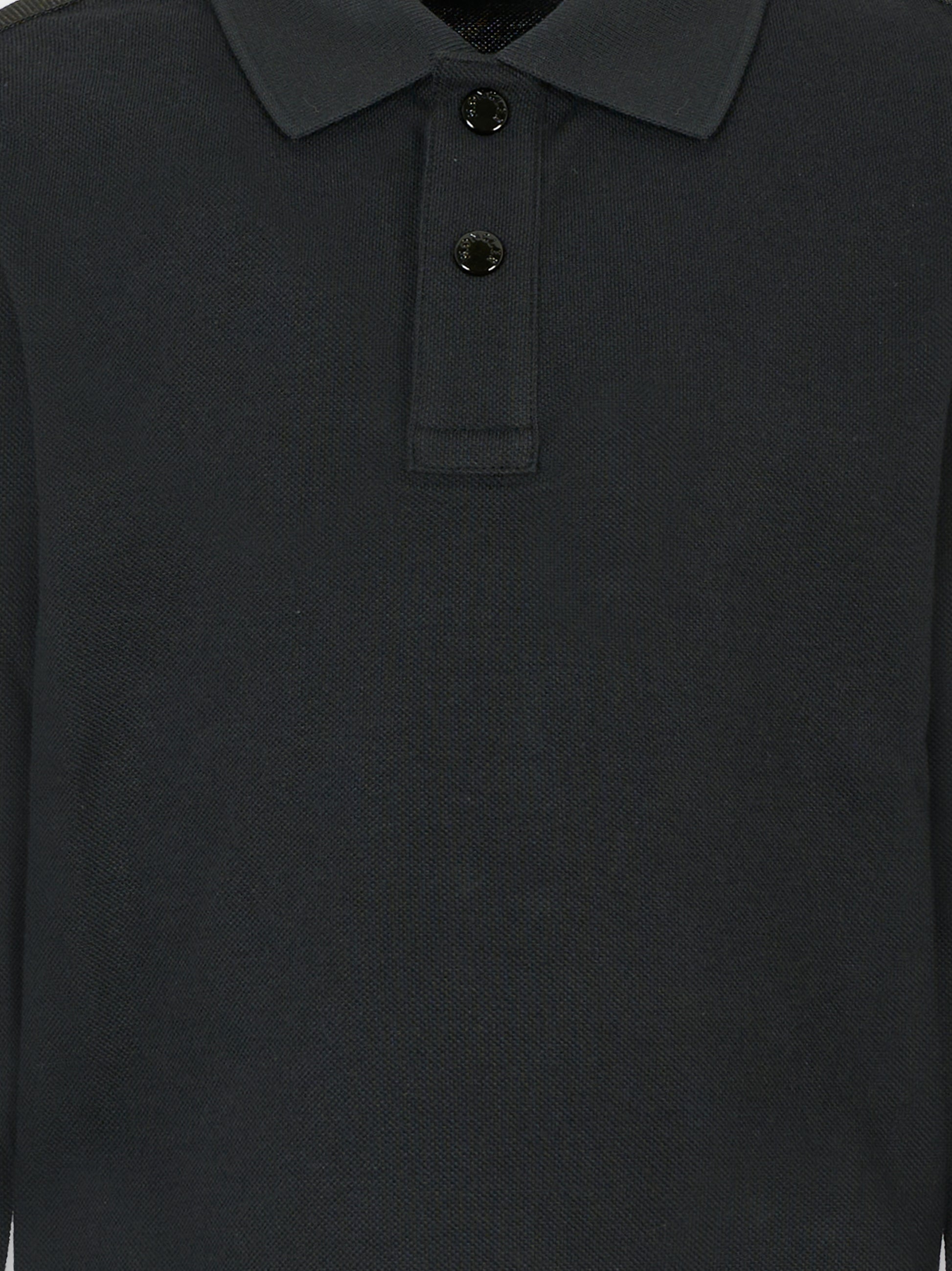 Polo nera per bambino con logo,Moncler Kids,K2954 8B00002 89ALK 999