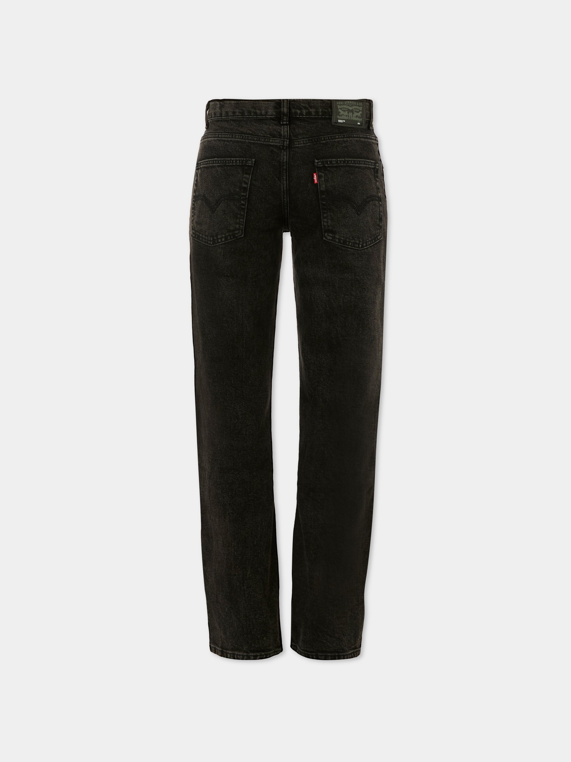 Jeans nero 555 per bambino,Levi's Kids,EN695 DAH