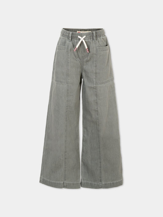 Jeans grigio per bambina,Levi's Kids,EN389 MBV