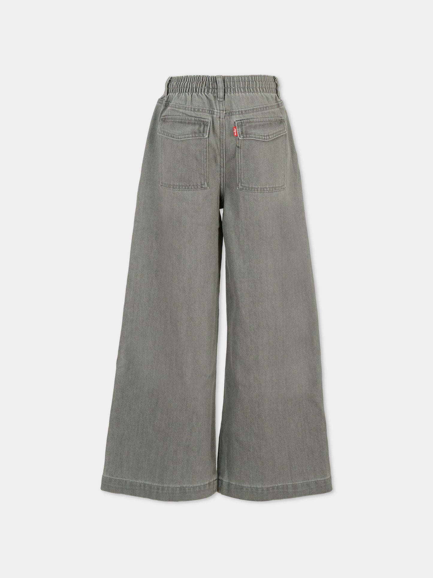 Jeans grigio per bambina,Levi's Kids,EN389 MBV