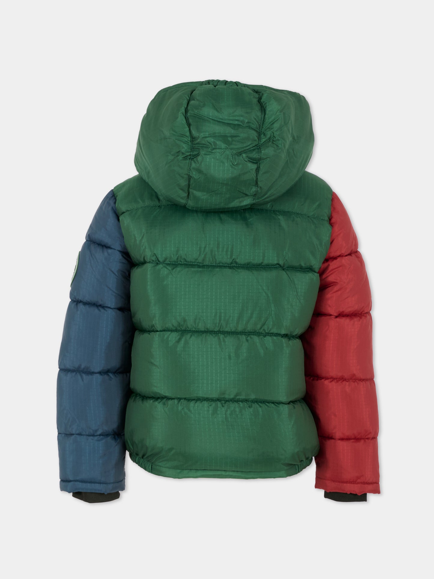 Piumino verde per bambino con logo,Levi's Kids,EH924 F7R