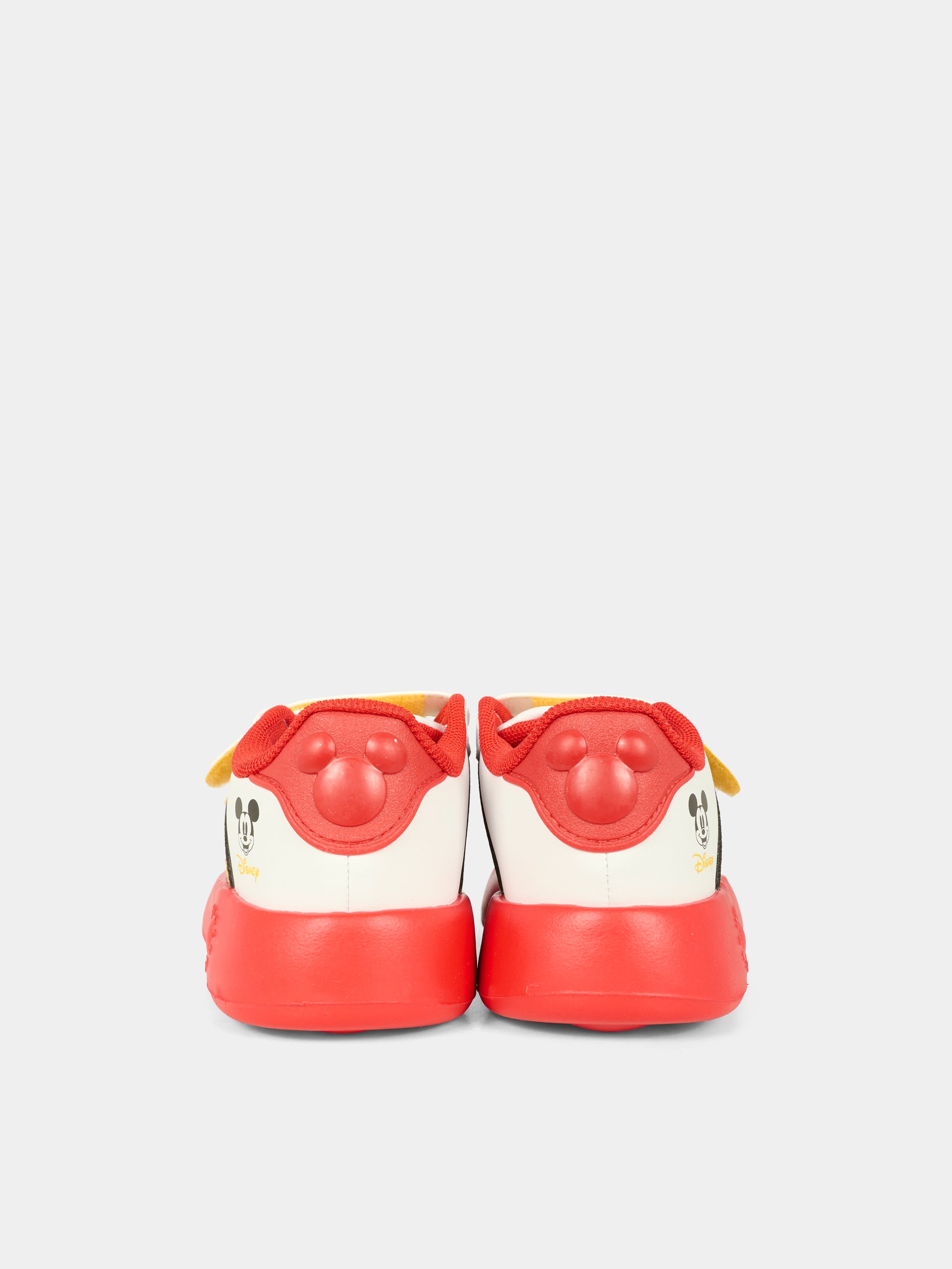 Sneakers Grand Court Mickey bianche per neonato e bambino con Topolino,Adidas,JQ8070