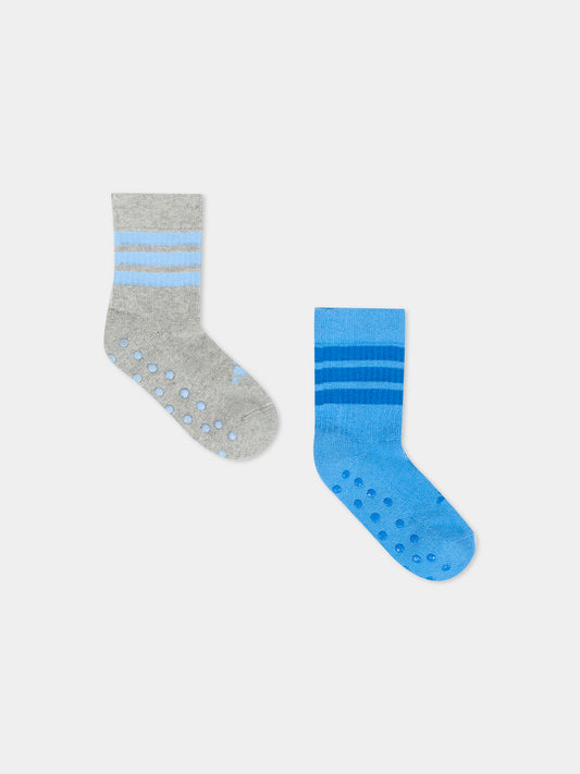 Set calze blu per bambino con logo,Adidas,JW9793