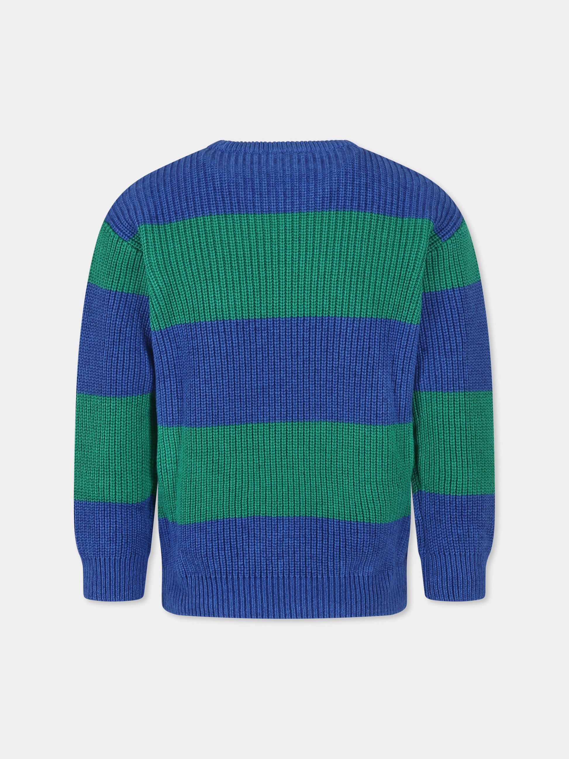 Maglione multicolor per bambino con coccodrillo,Lacoste,AJ2544 ICJ