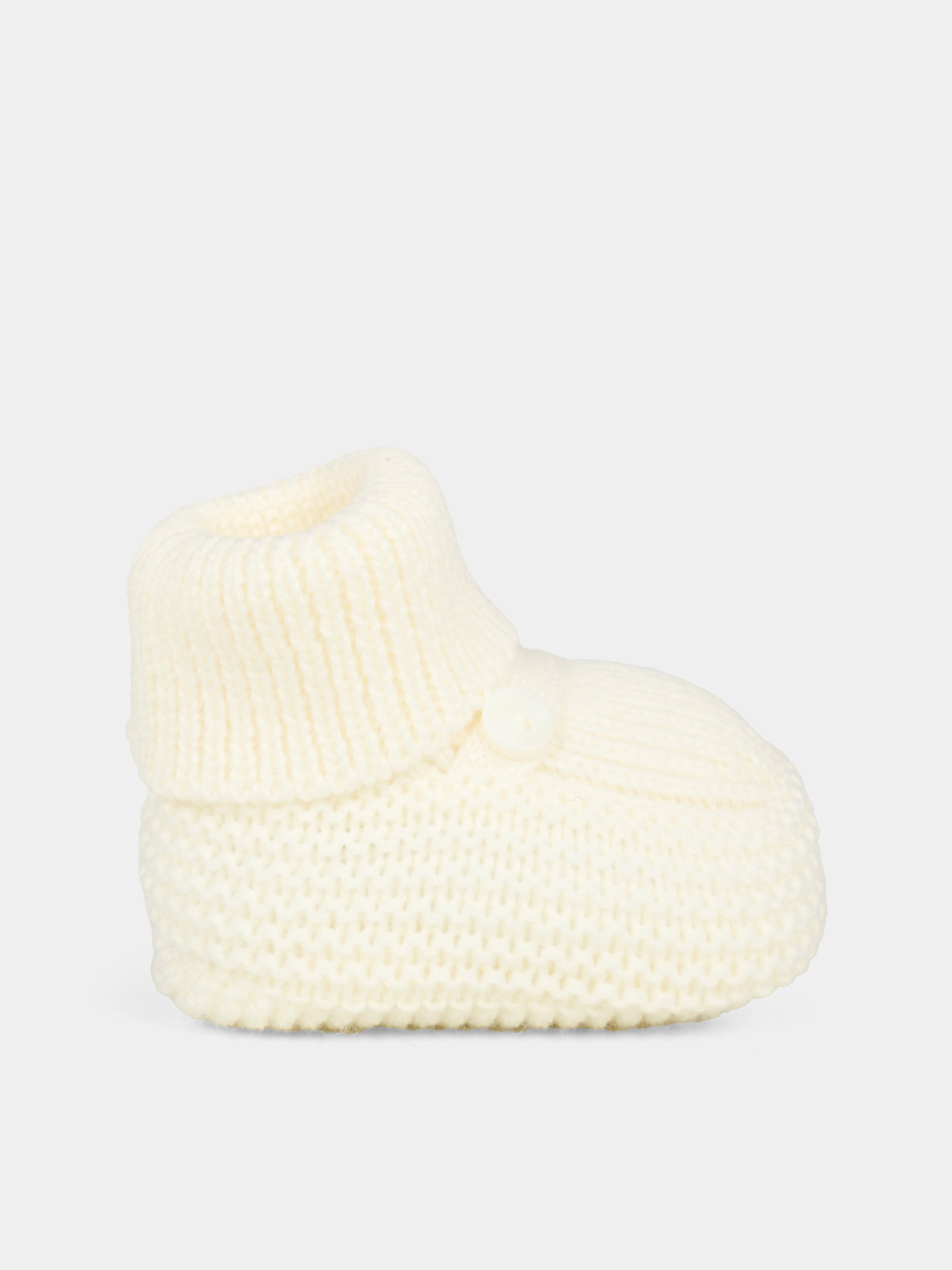 Babbucce grigie per neonati,Little Bear,2138 LATTE/BURRO